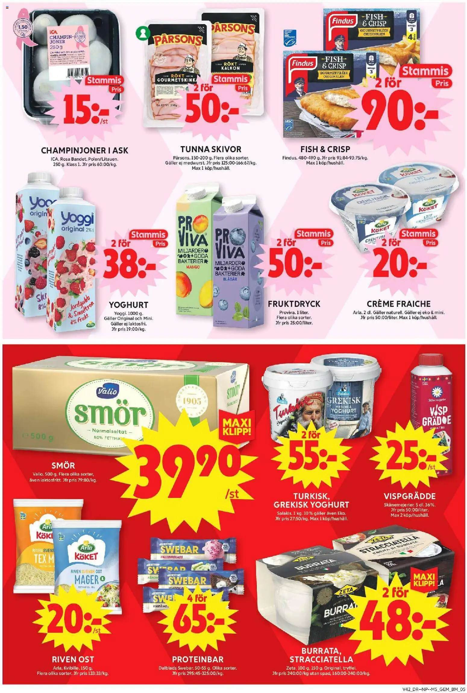 ICA Maxi erbjudanden Reklamblad in Sverige