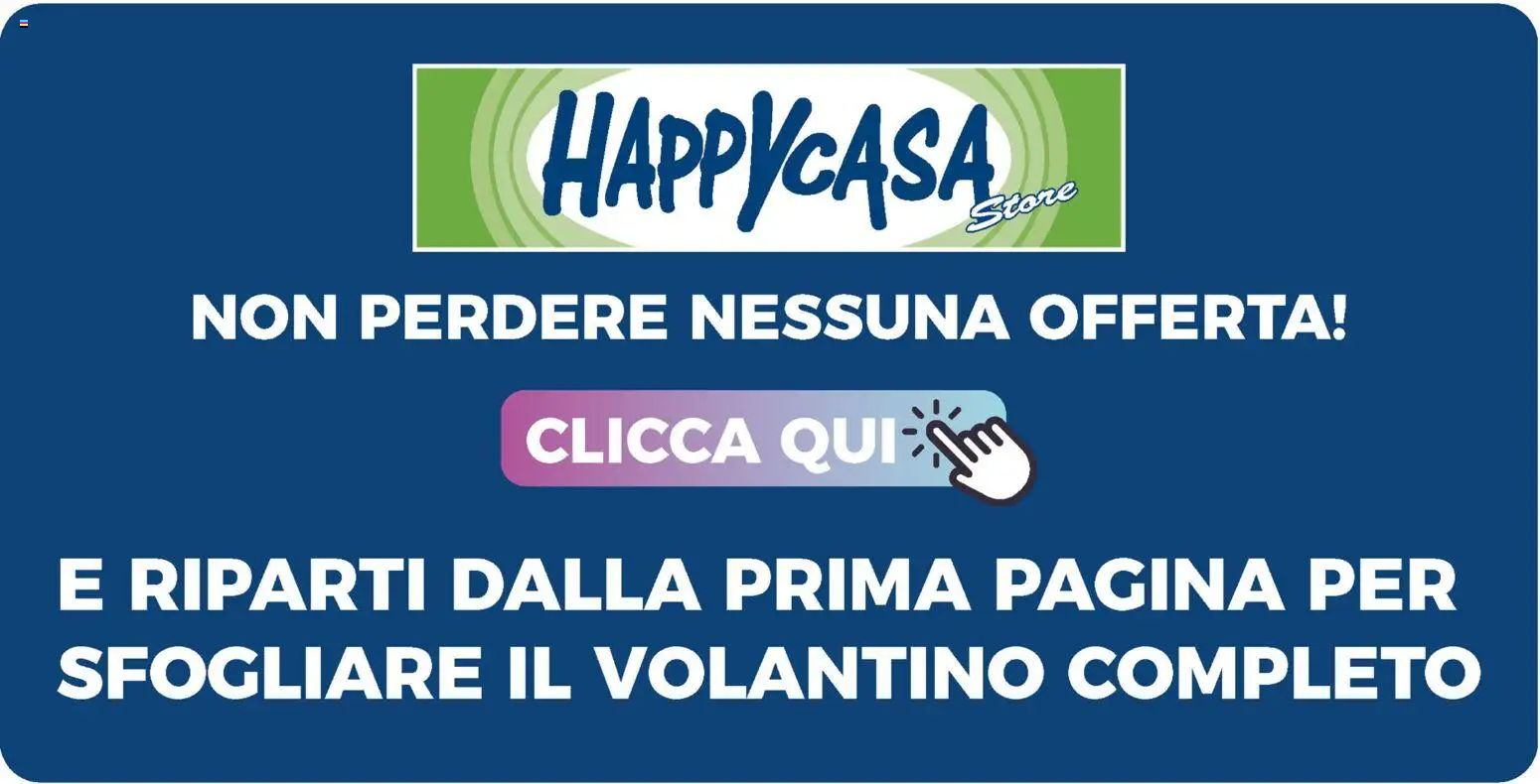 Happy Casa volantino Volantino in Italy