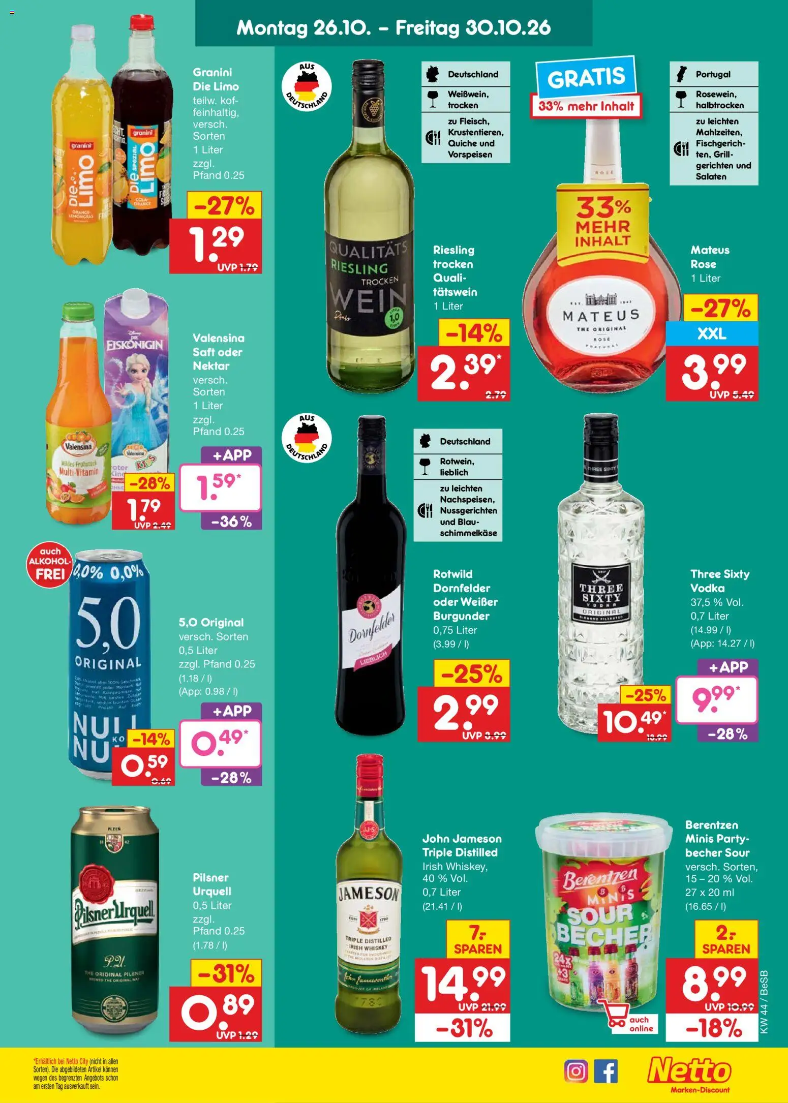 Netto Marken-Discount Prospekt Prospekt in Deutschland