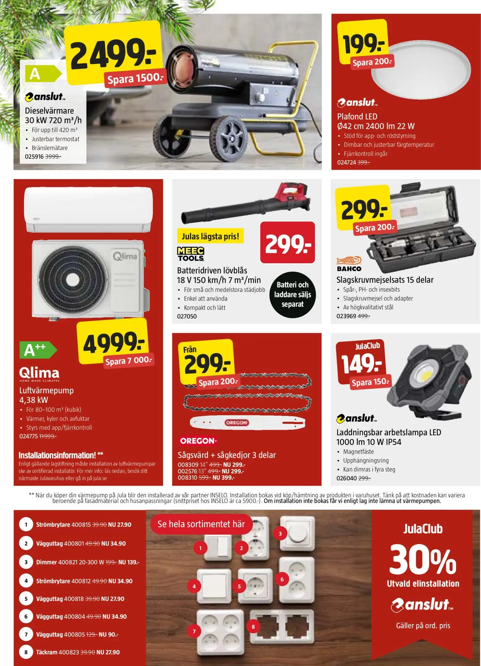 Jula erbjudanden Reklamblad in Sverige