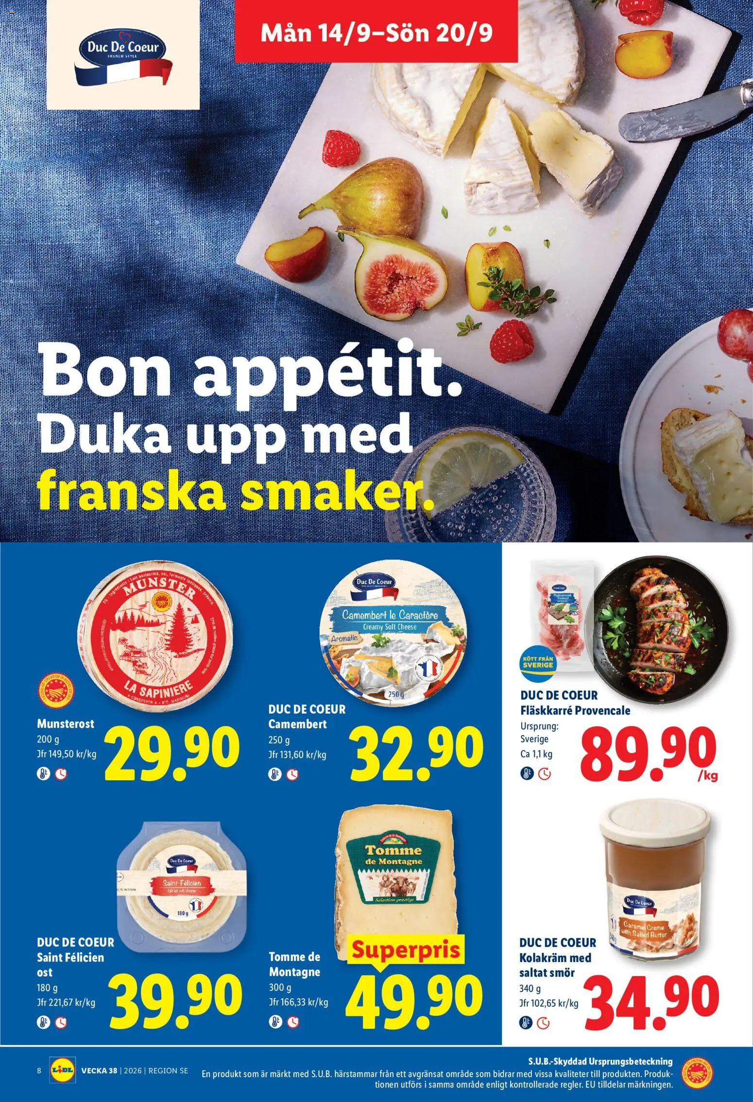 Lidl erbjudanden Reklamblad in Sverige