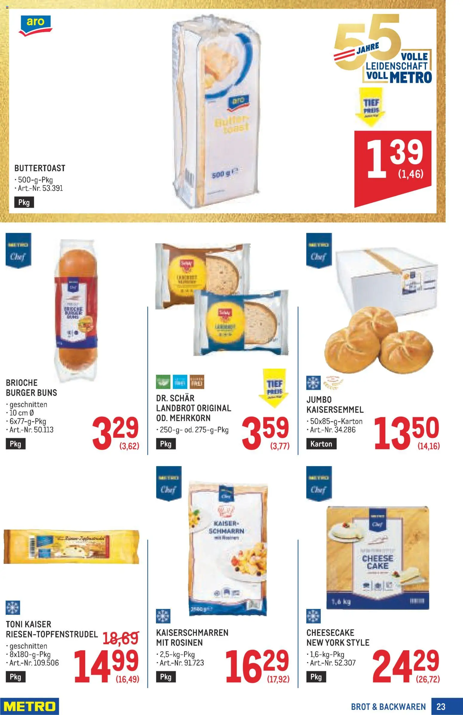Metro angebote Profi Flugblatt in Österreich