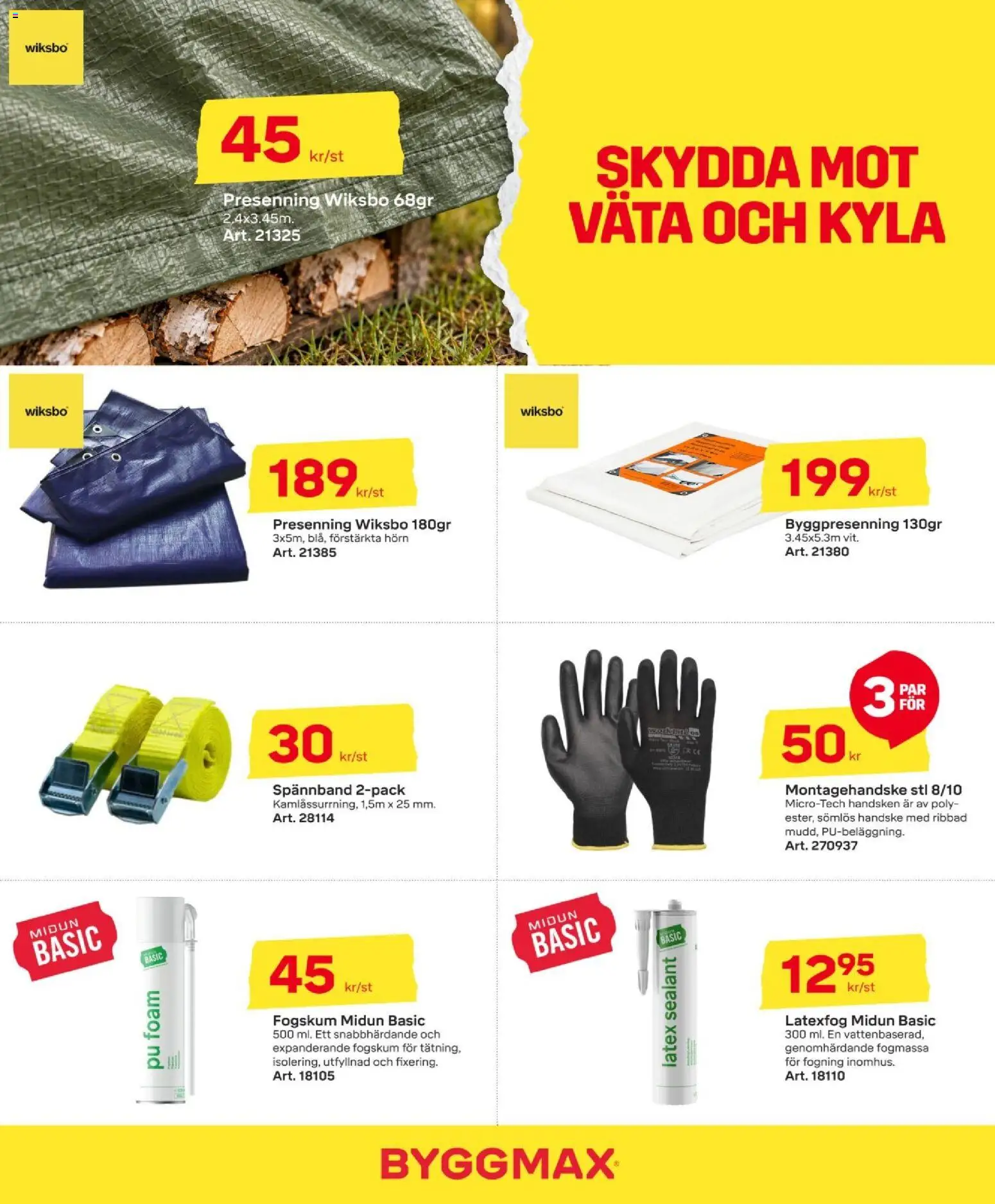 ByggMax erbjudanden Reklamblad in Sverige