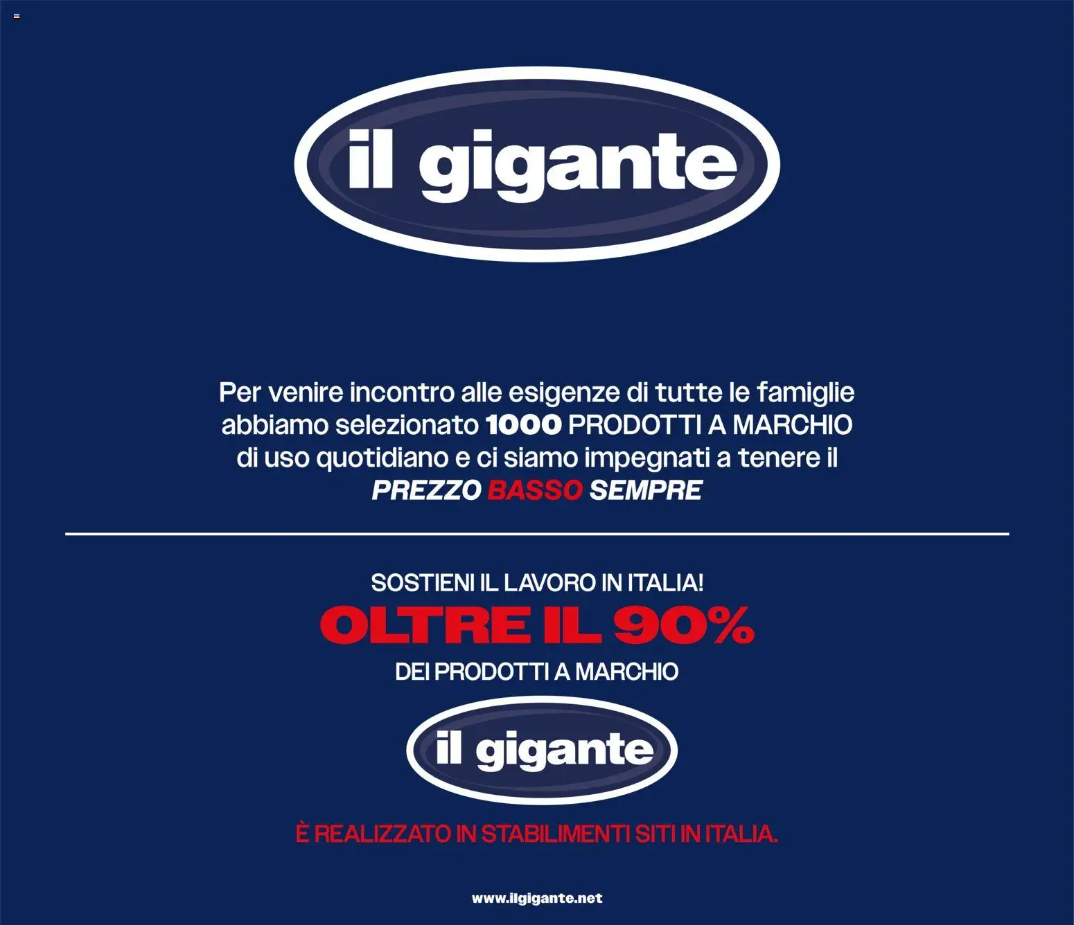Il Gigante volantino Volantino in Italy