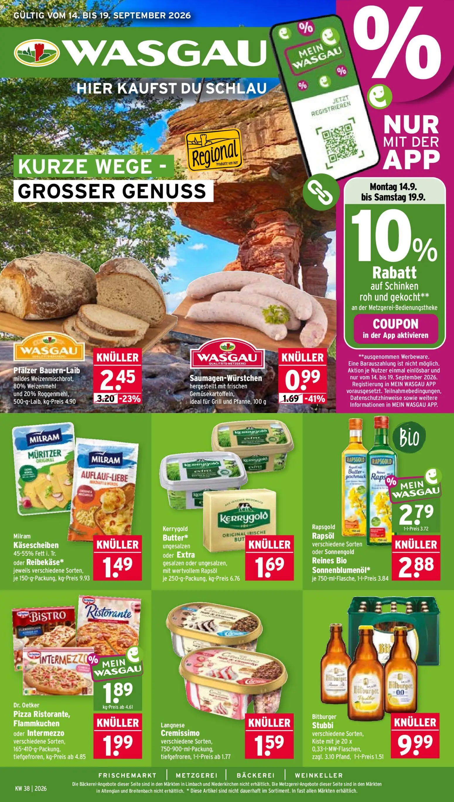 Wasgau Prospekt Prospekt in Deutschland