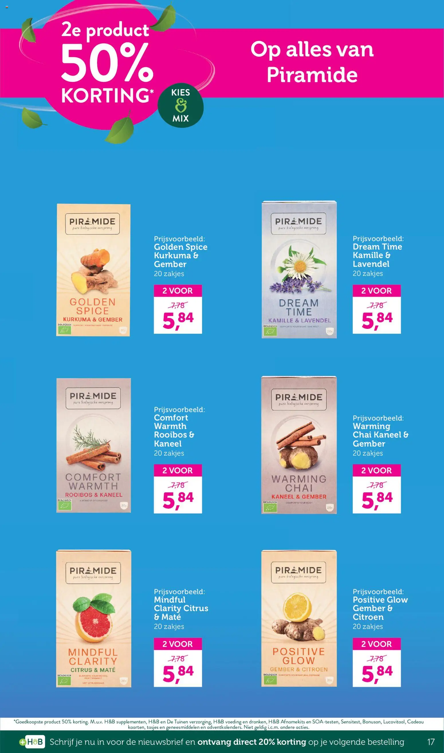 Holland & Barrett Folder / Publicité Folder in België