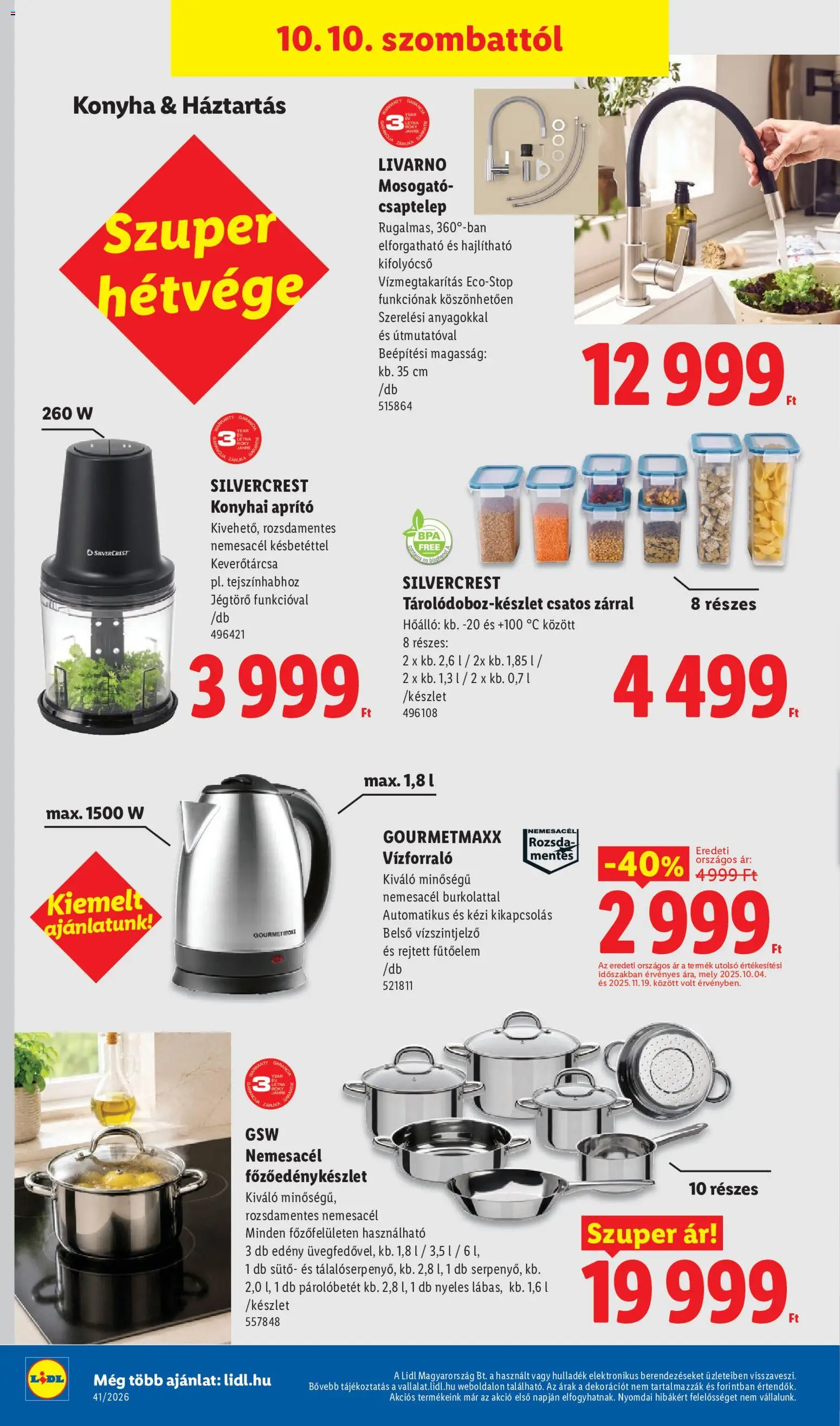 Lidl akciós újság Akciós újság in Magyarország
