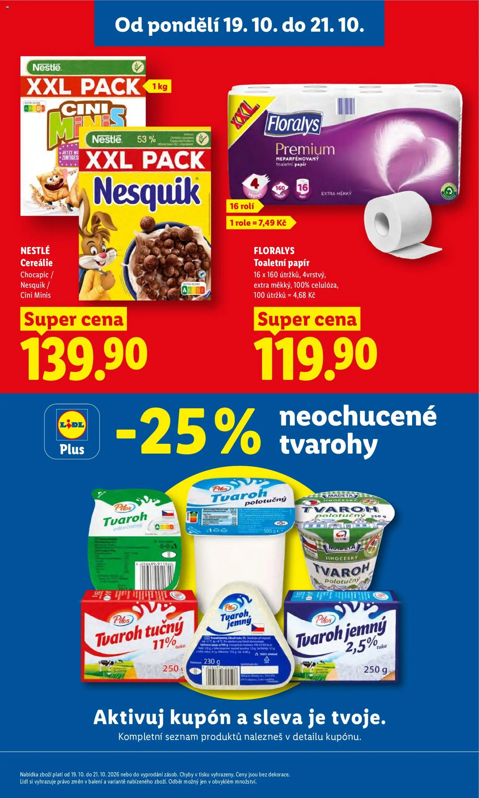 Lidl leták Leták in Česko
