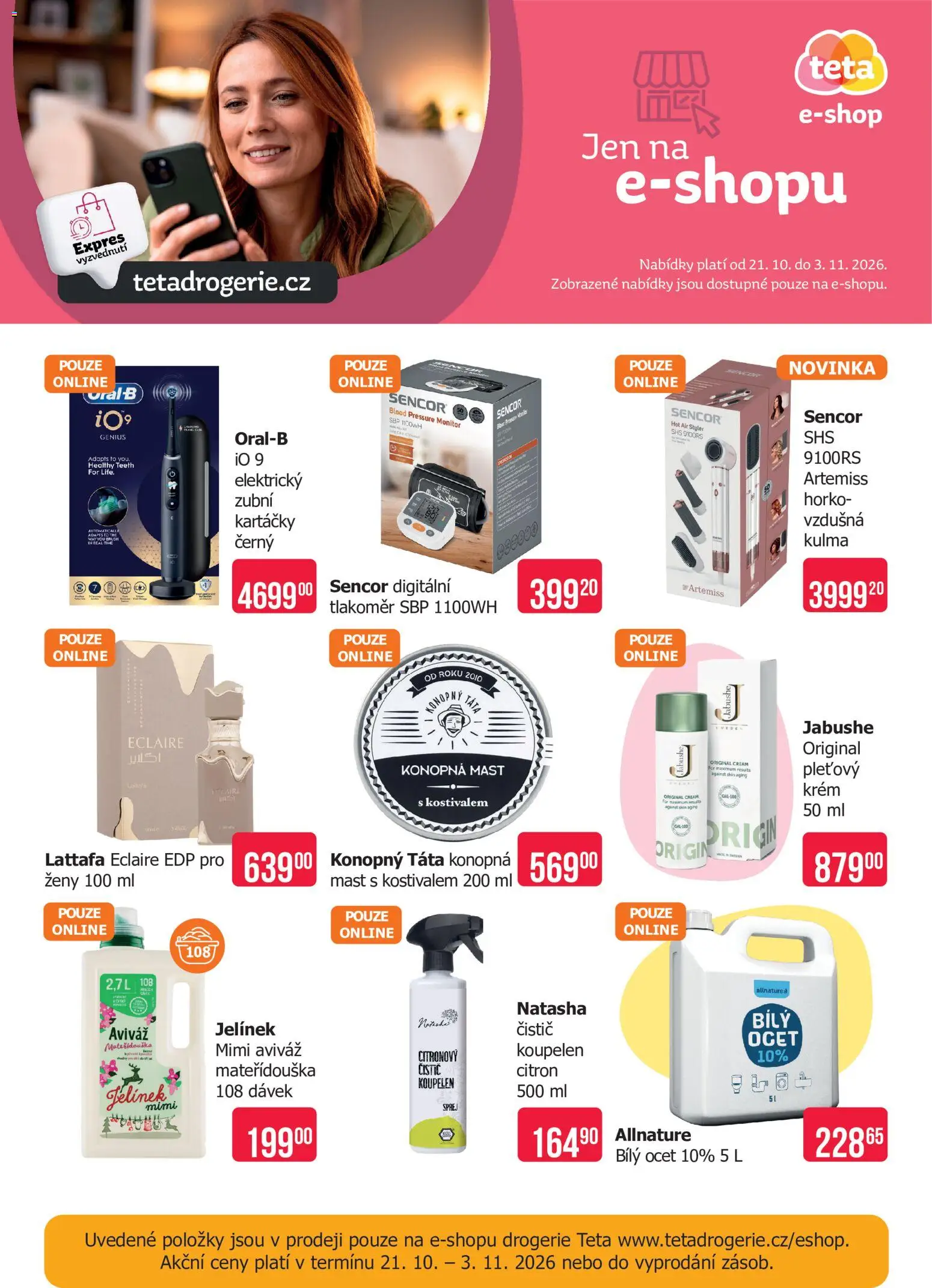 TETA Drogerie leták Leták in Česko