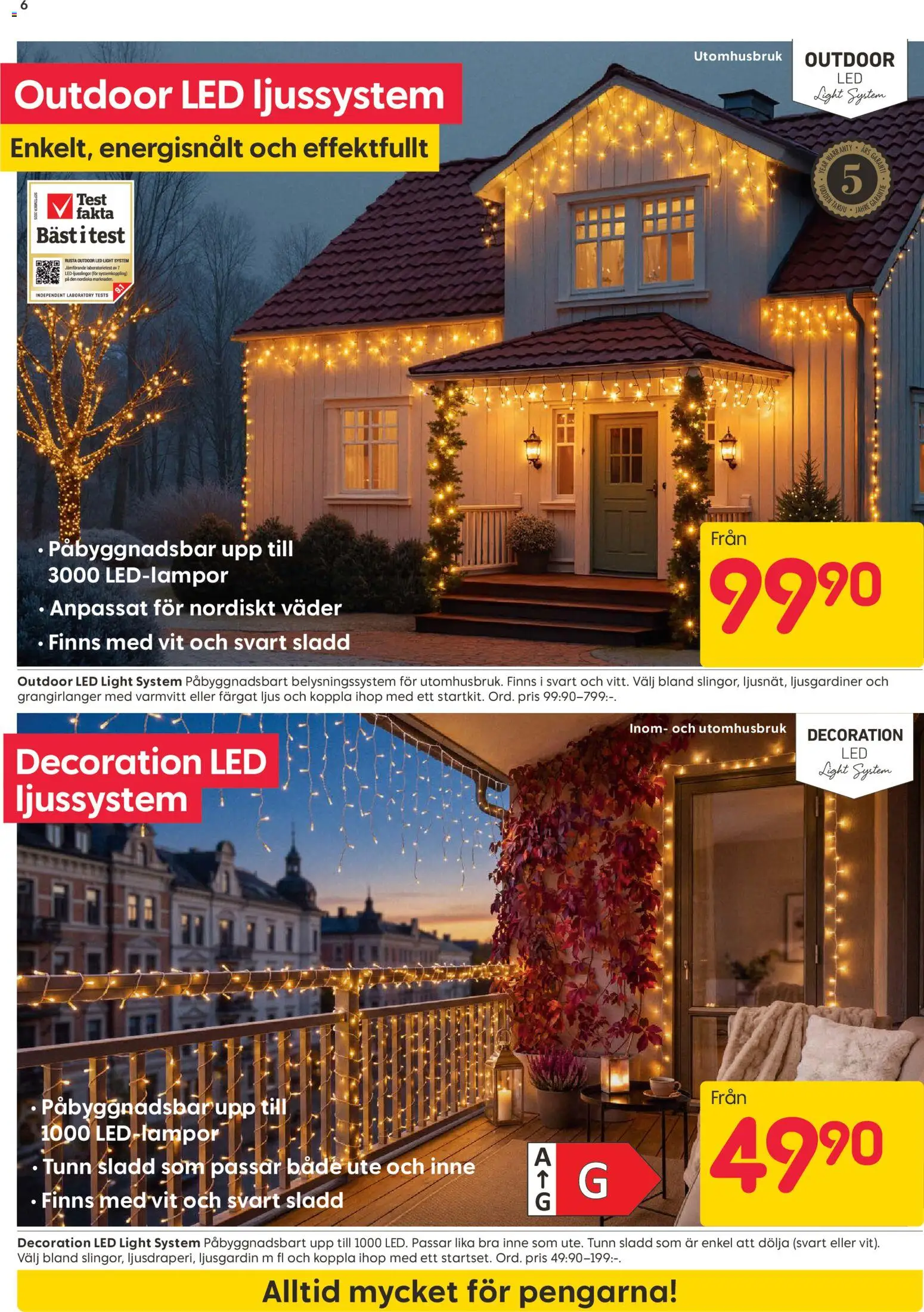 Rusta erbjudanden Reklamblad in Sverige