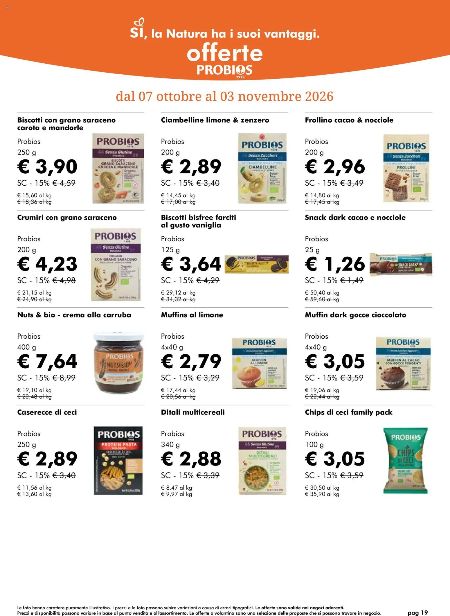 Natura Sì volantino Volantino in Italy