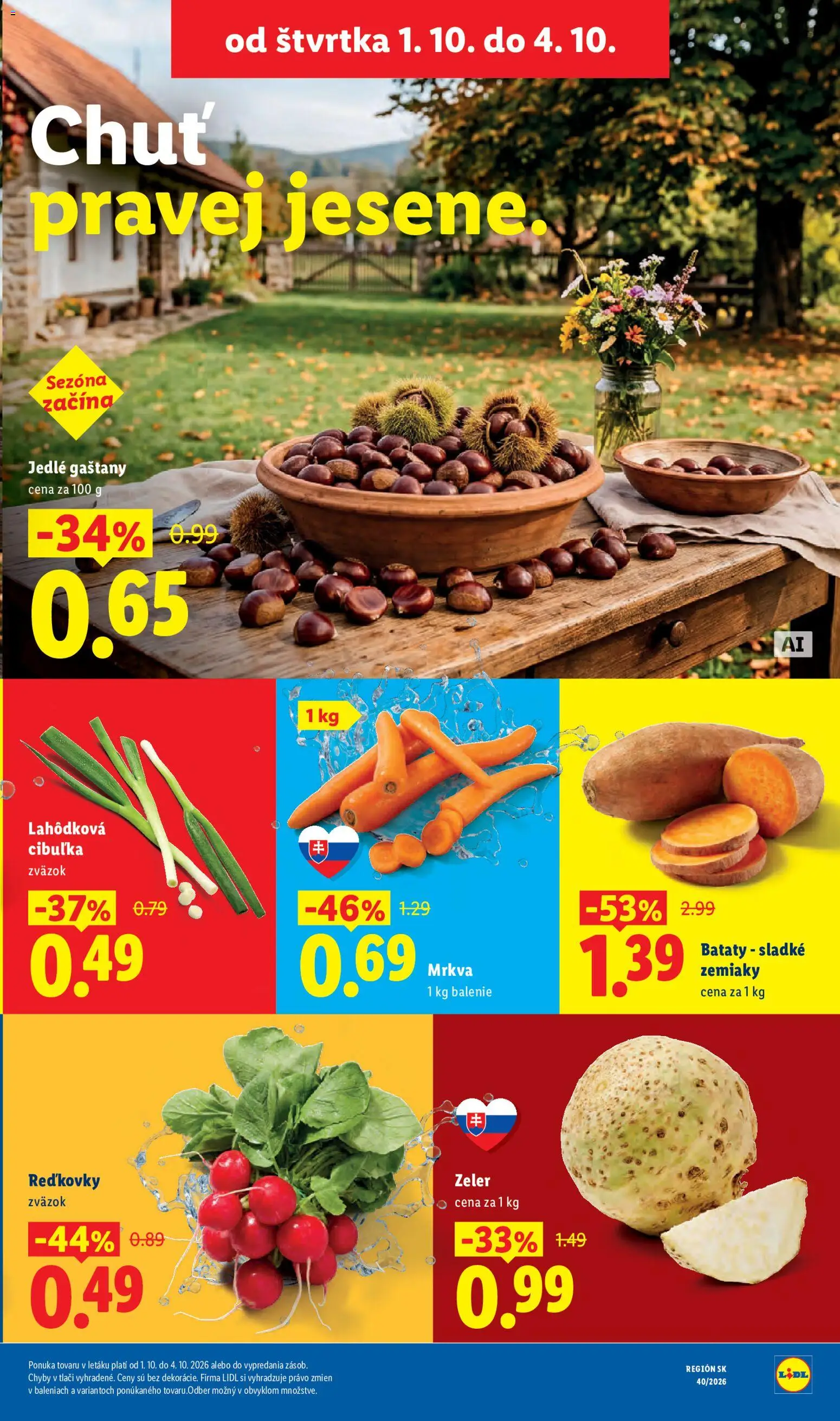 Lidl leták Leták in Slovensko