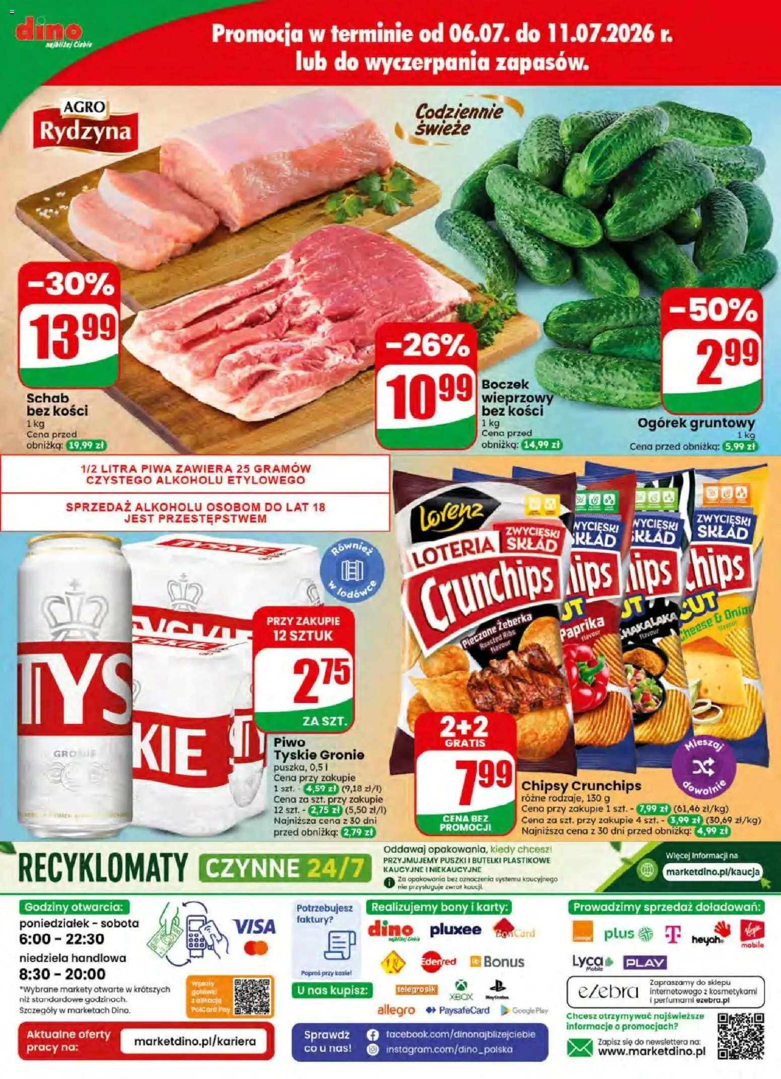 Gazetka Dino od 08.07.2026 już jest! Nie przegap szansy na niepowtarzalne zakupy! | Polska