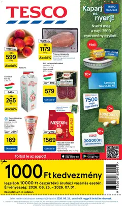 Tesco Tesco aktuális akciós újság
