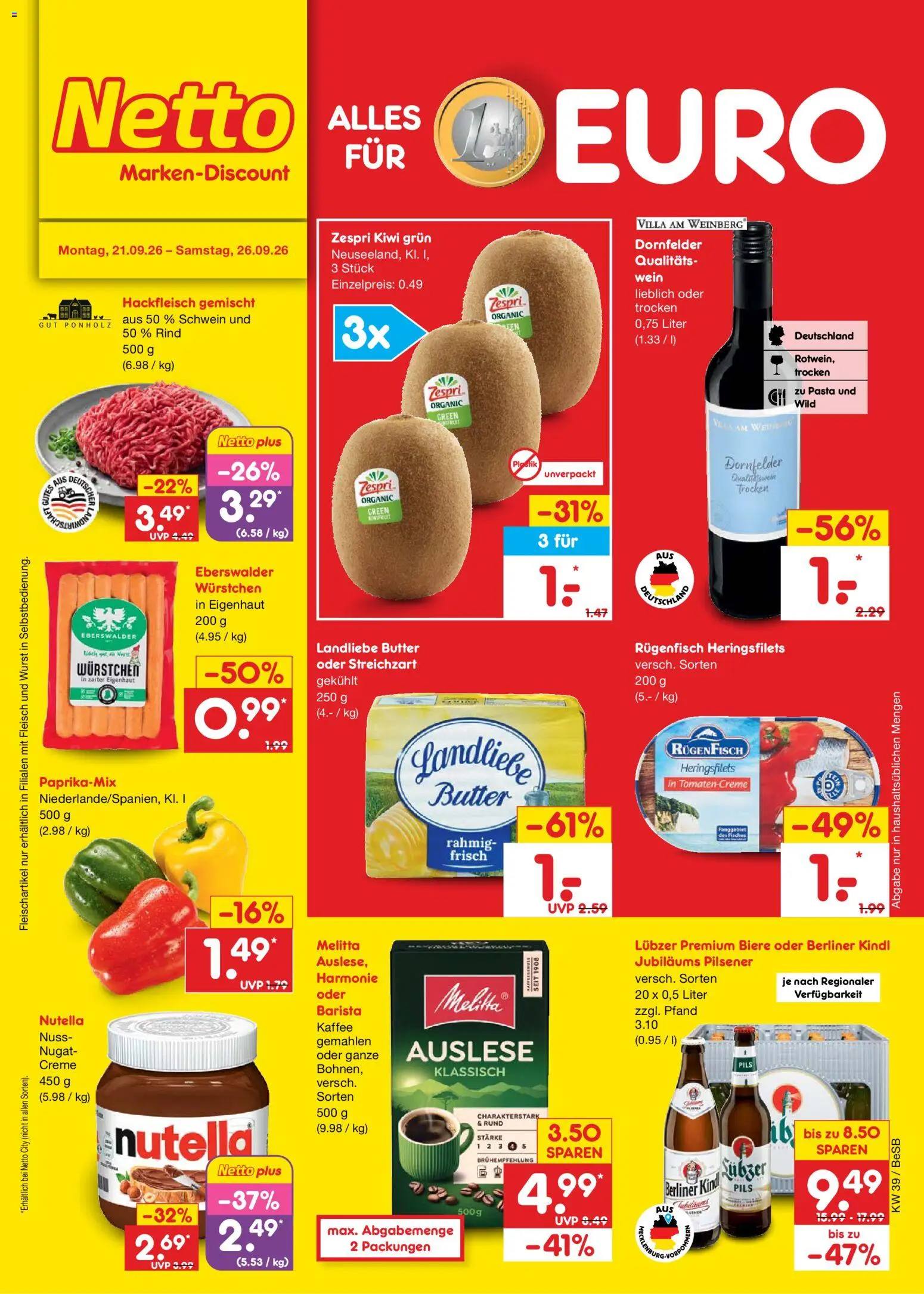Netto Marken-Discount Prospekt Prospekt in Deutschland