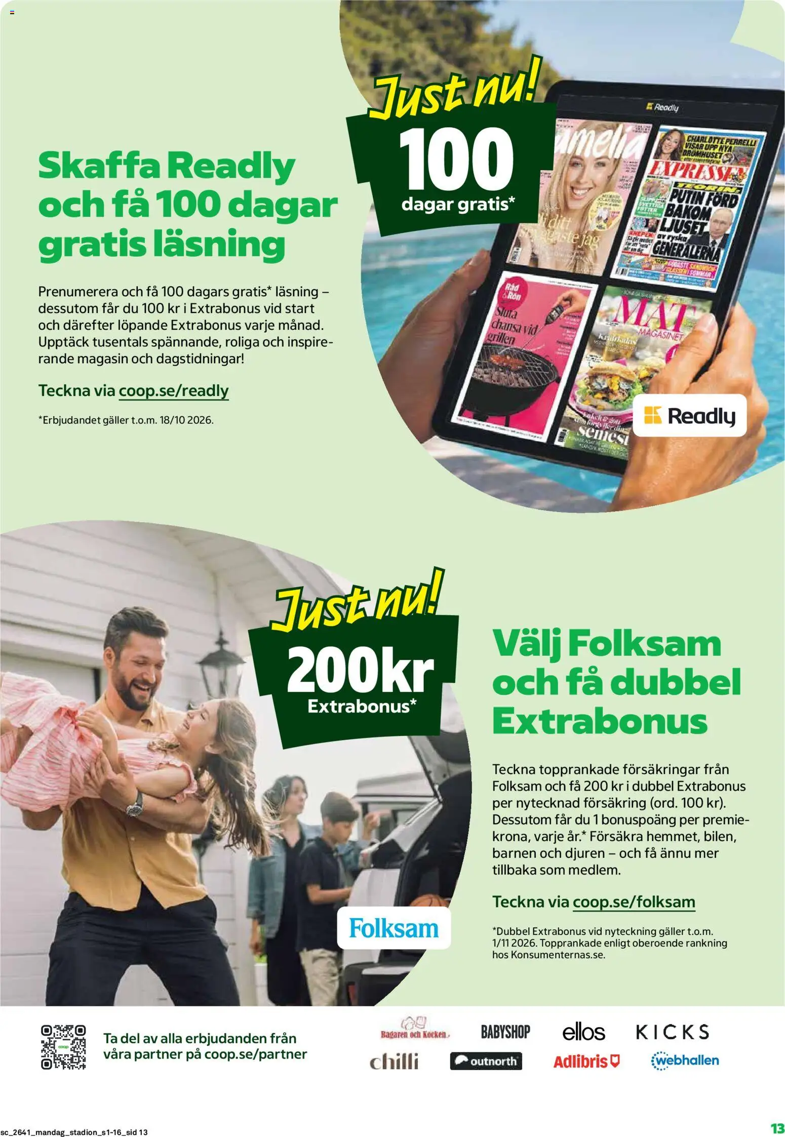Stora Coop erbjudanden Reklamblad in Sverige