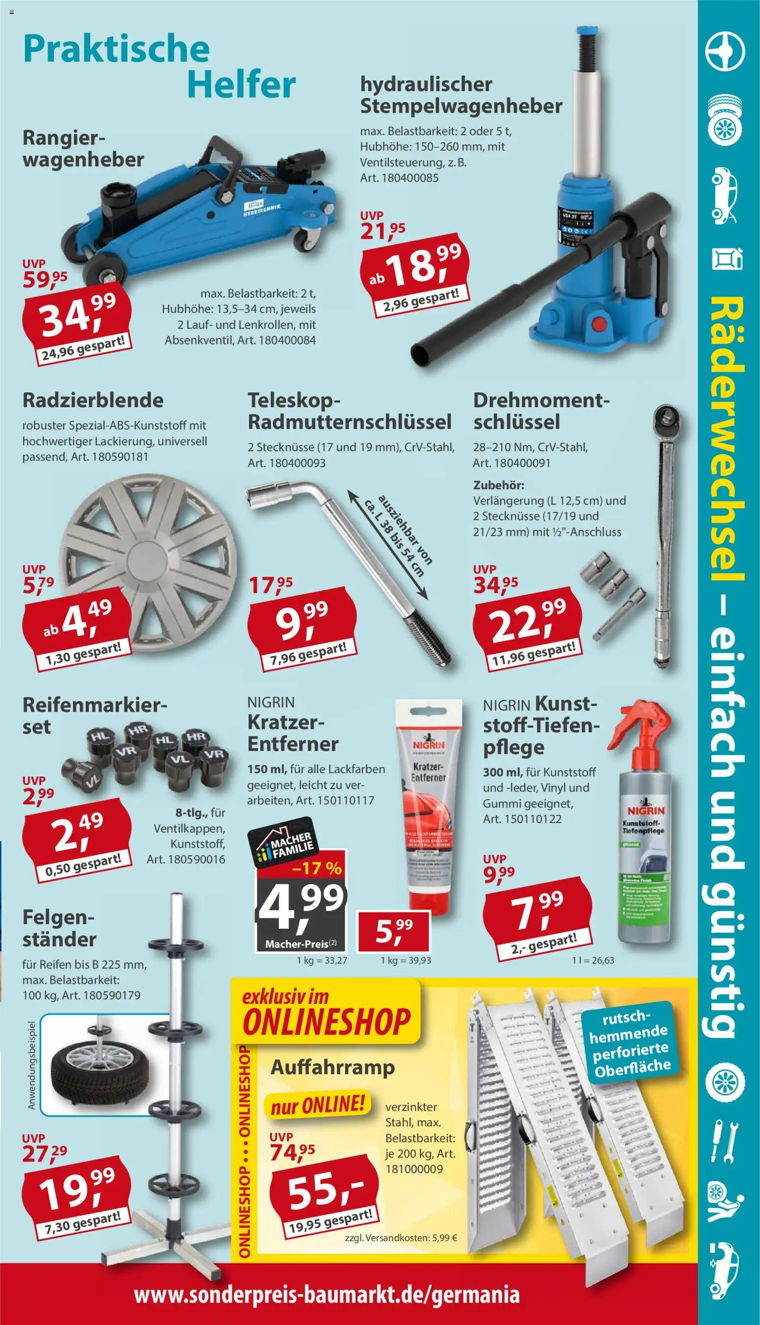 Sonderpreis Baumarkt Prospekt Prospekt in Deutschland
