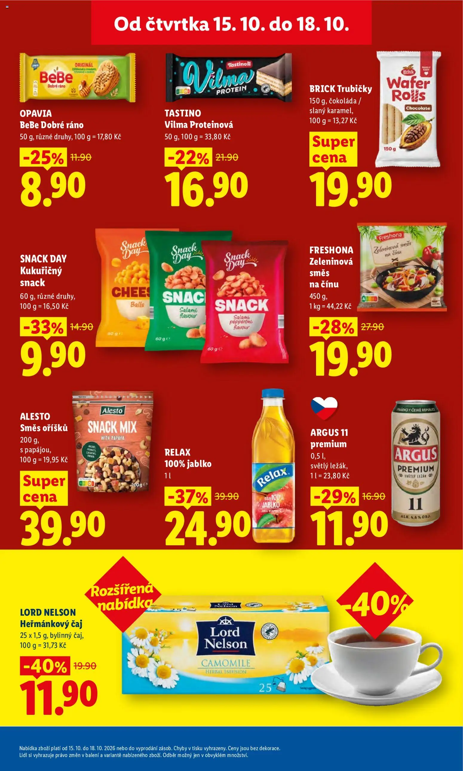 Lidl leták Leták in Česko