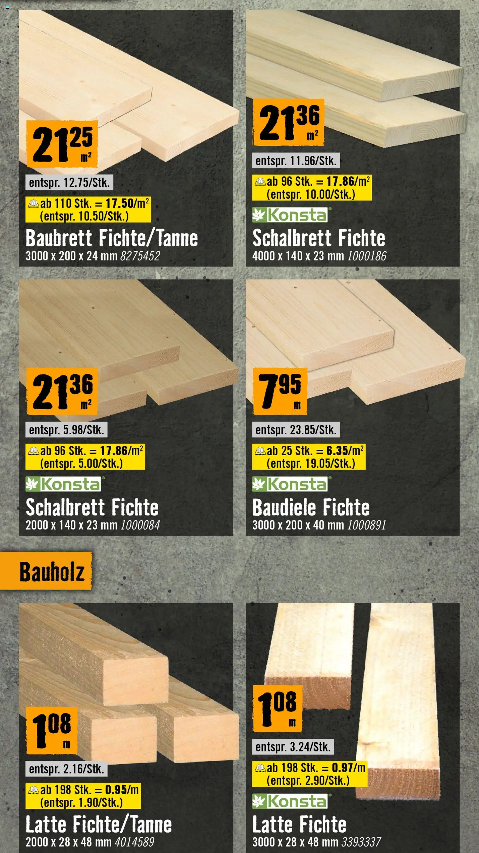 Hornbach Flugblatt Flugblatt in Österreich
