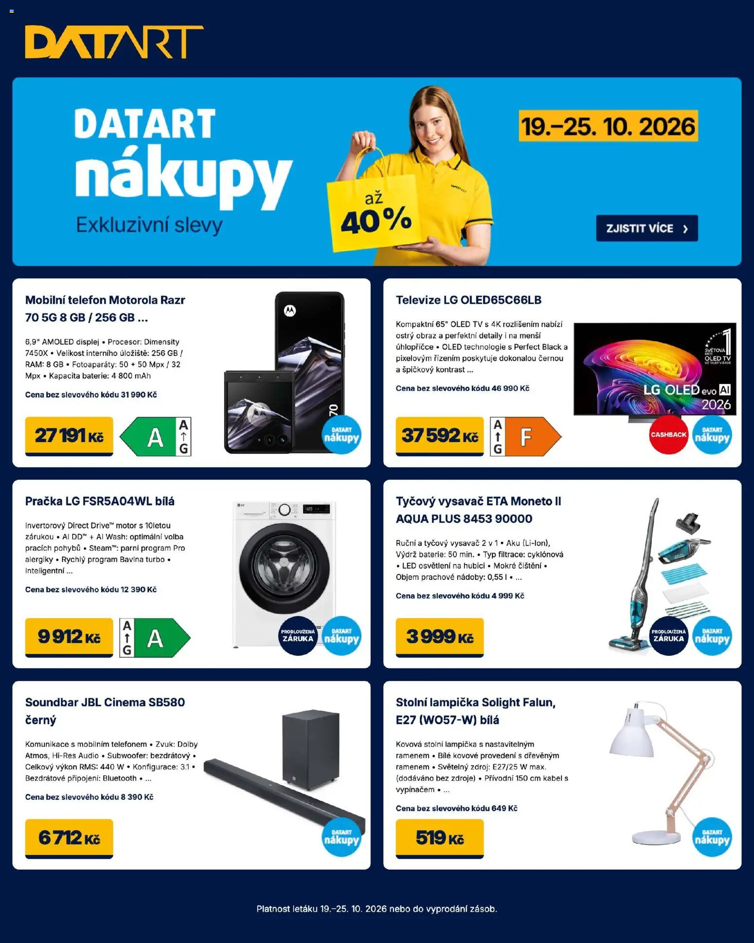 Datart leták Leták in Česko