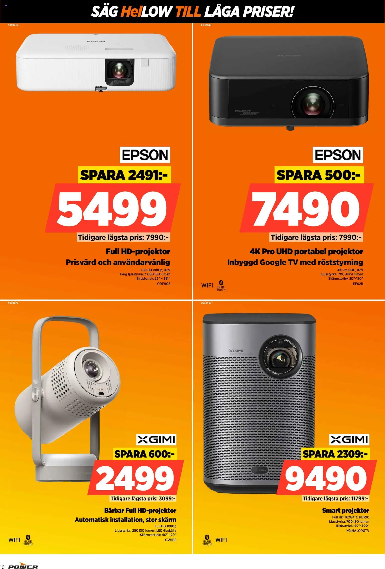 Power erbjudanden Reklamblad in Sverige
