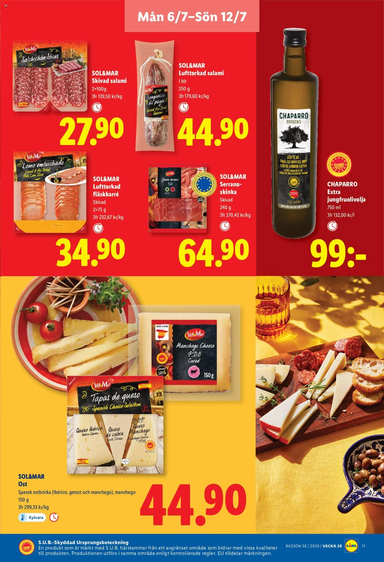 Nuvarande Lidl erbjudanden från 📣 06/07/2026 - 12/07/2026 📣 | Sverige