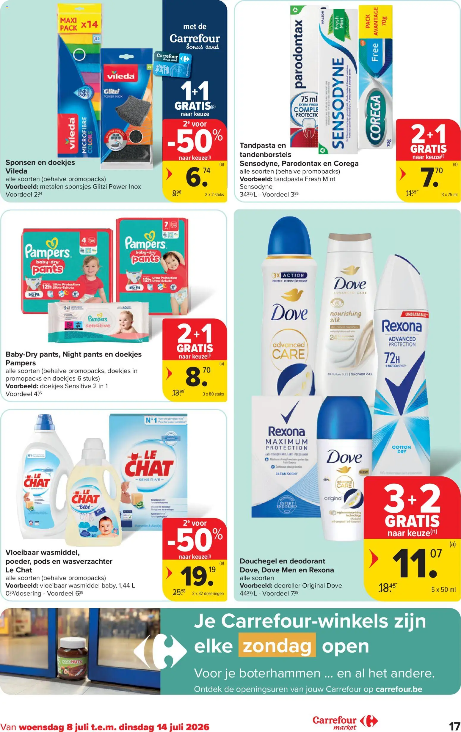 Nieuwe » Carrefour market folder van 08/07/2026 🤩  « is er! Ontdek geweldige aanbiedingen en bespaar. | België