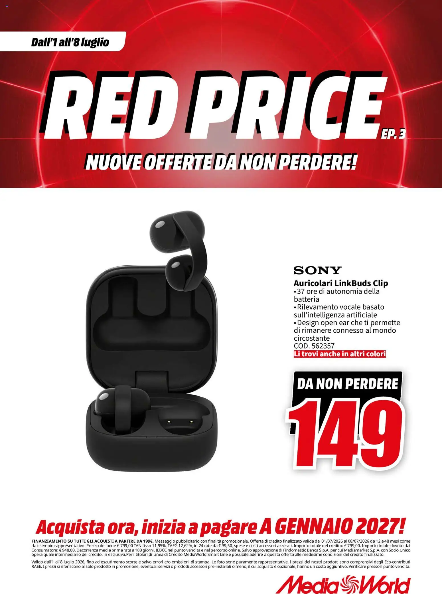 📣 Volantino Media World dal 📅 01/07/2026 - Scopri le offerte ora!🔥 | Italy