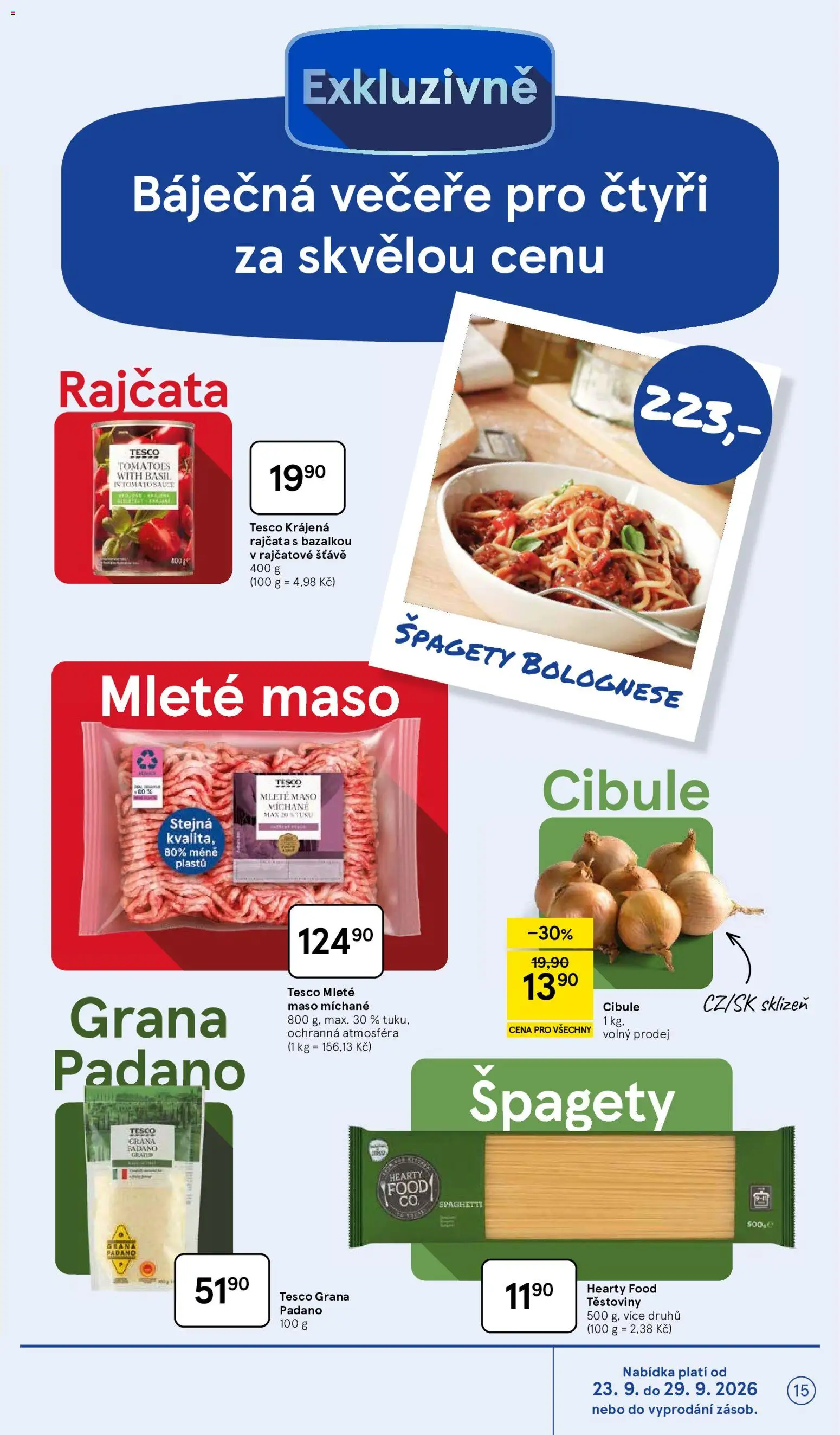 Tesco leták - Hypermarket Leták in Česko