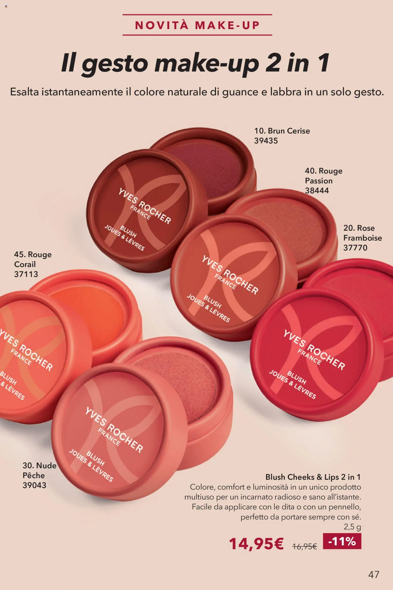 Yves Rocher catalogo 12 Volantino in Italy