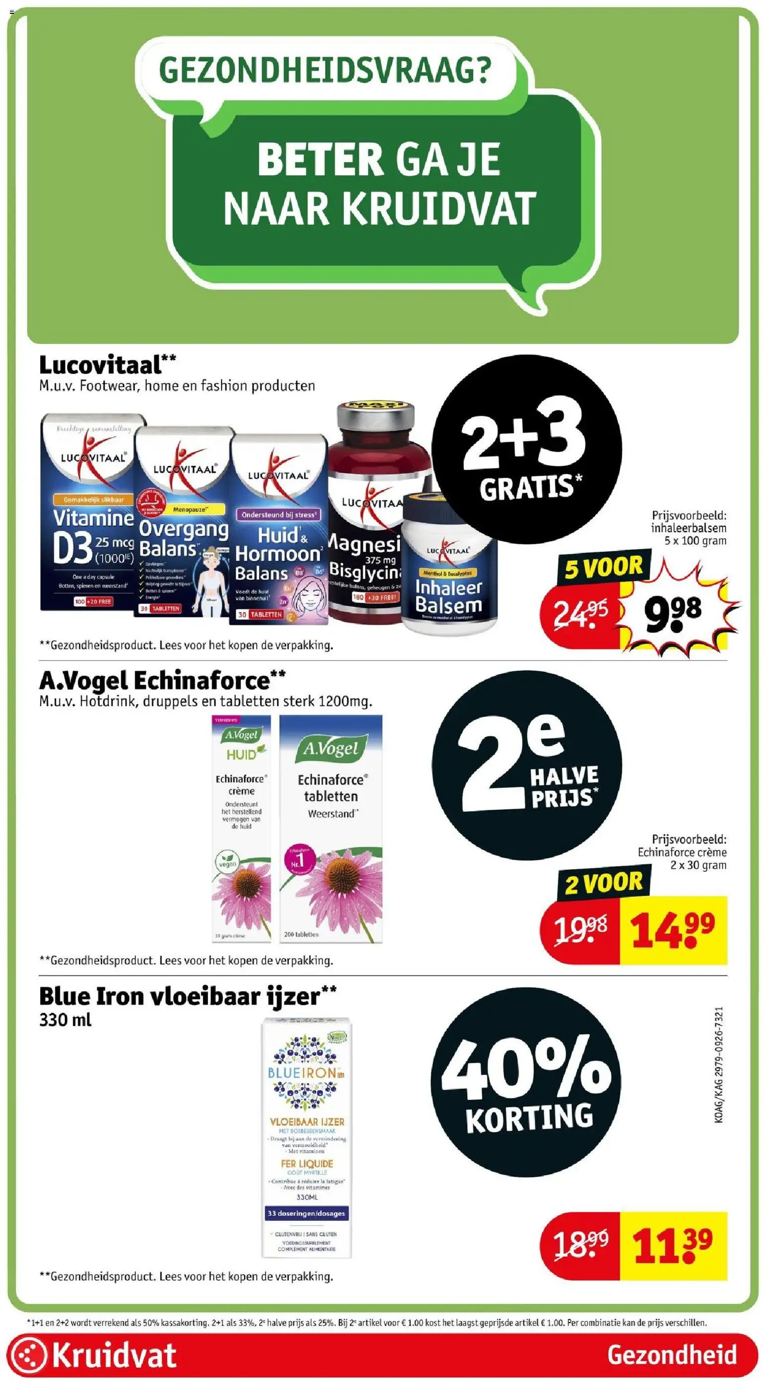 Kruidvat folder Folder in Nederland