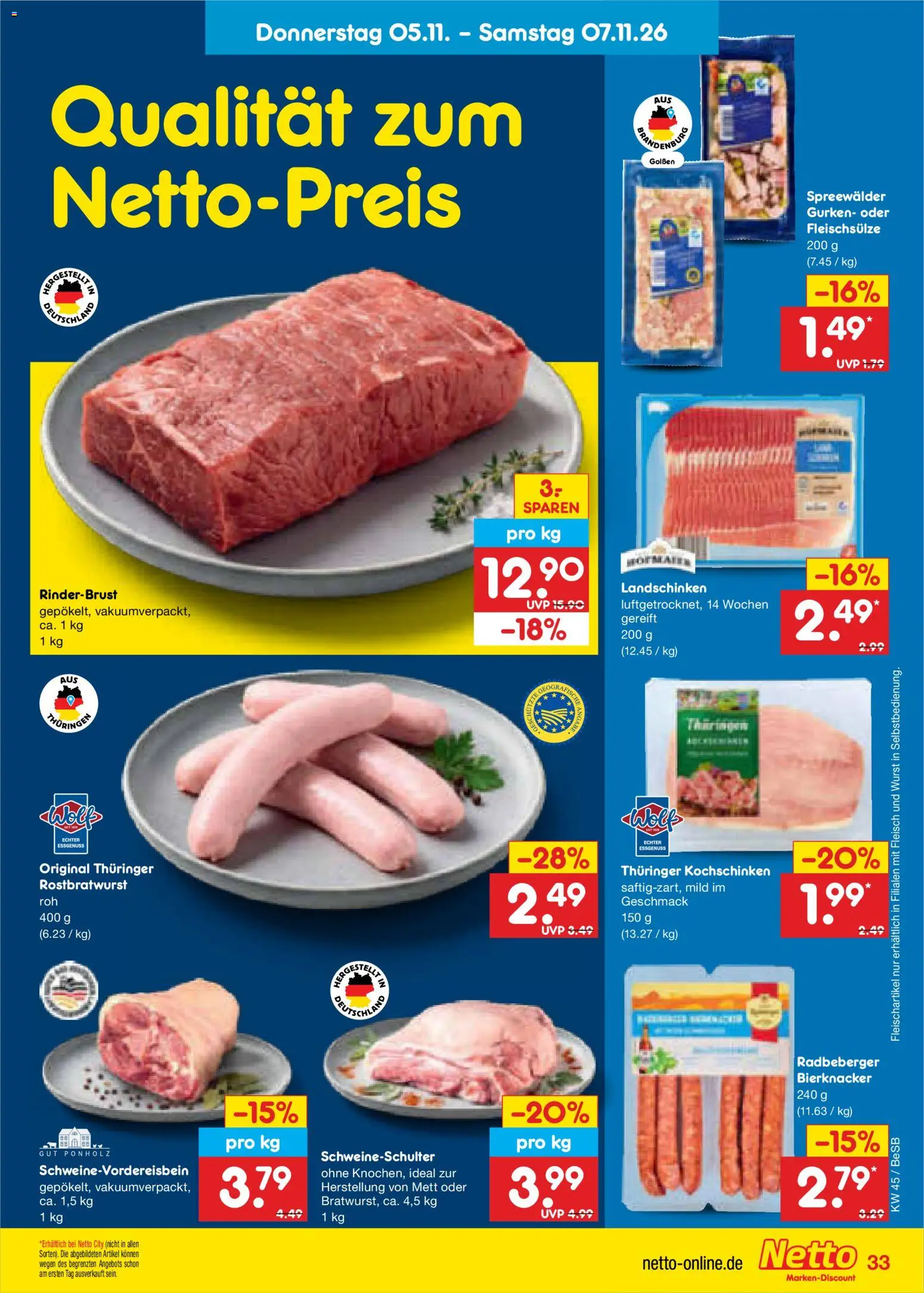 Netto Marken-Discount Prospekt Prospekt in Deutschland