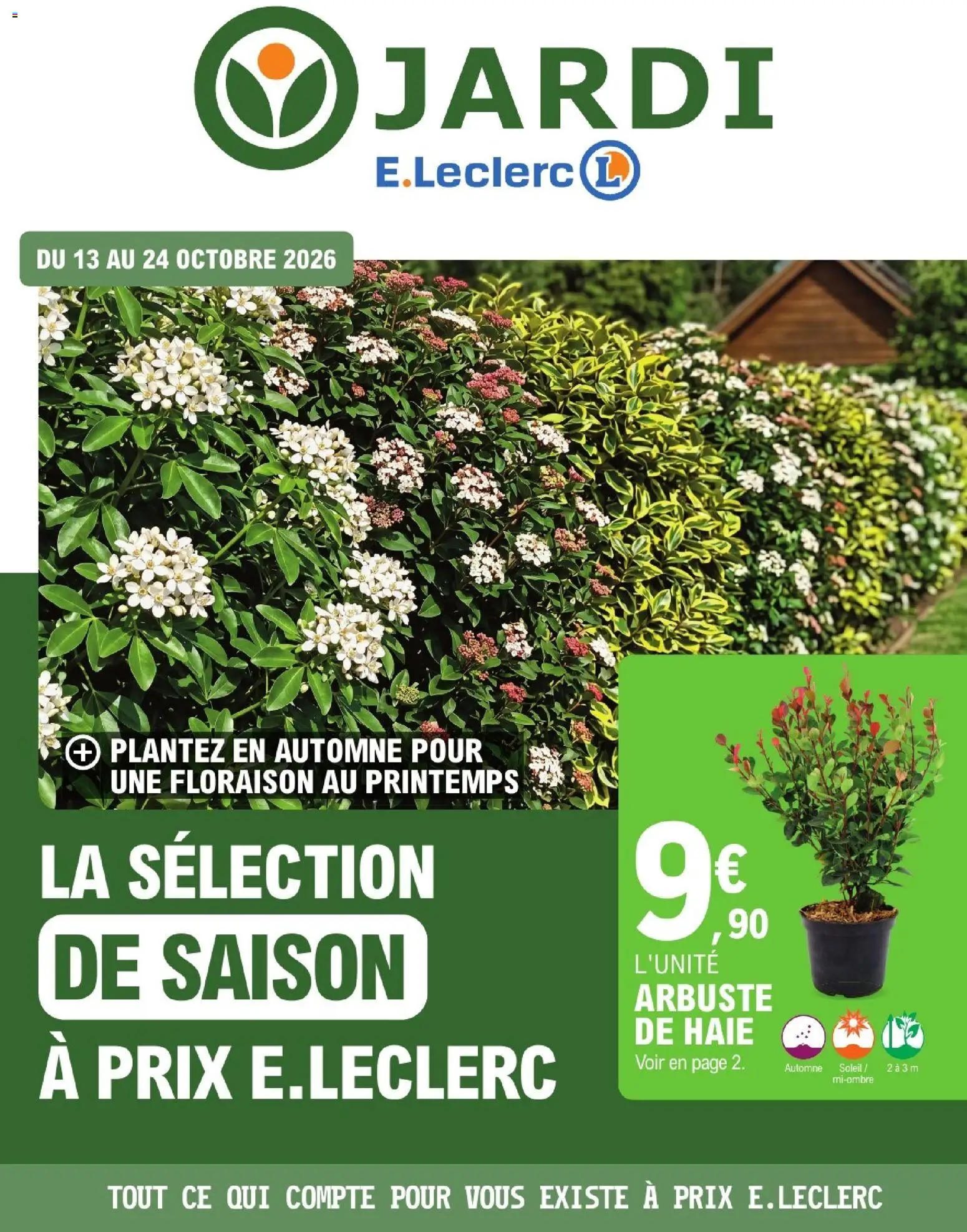 Brico E.Leclerc catalogue Jardi Catalogue in France