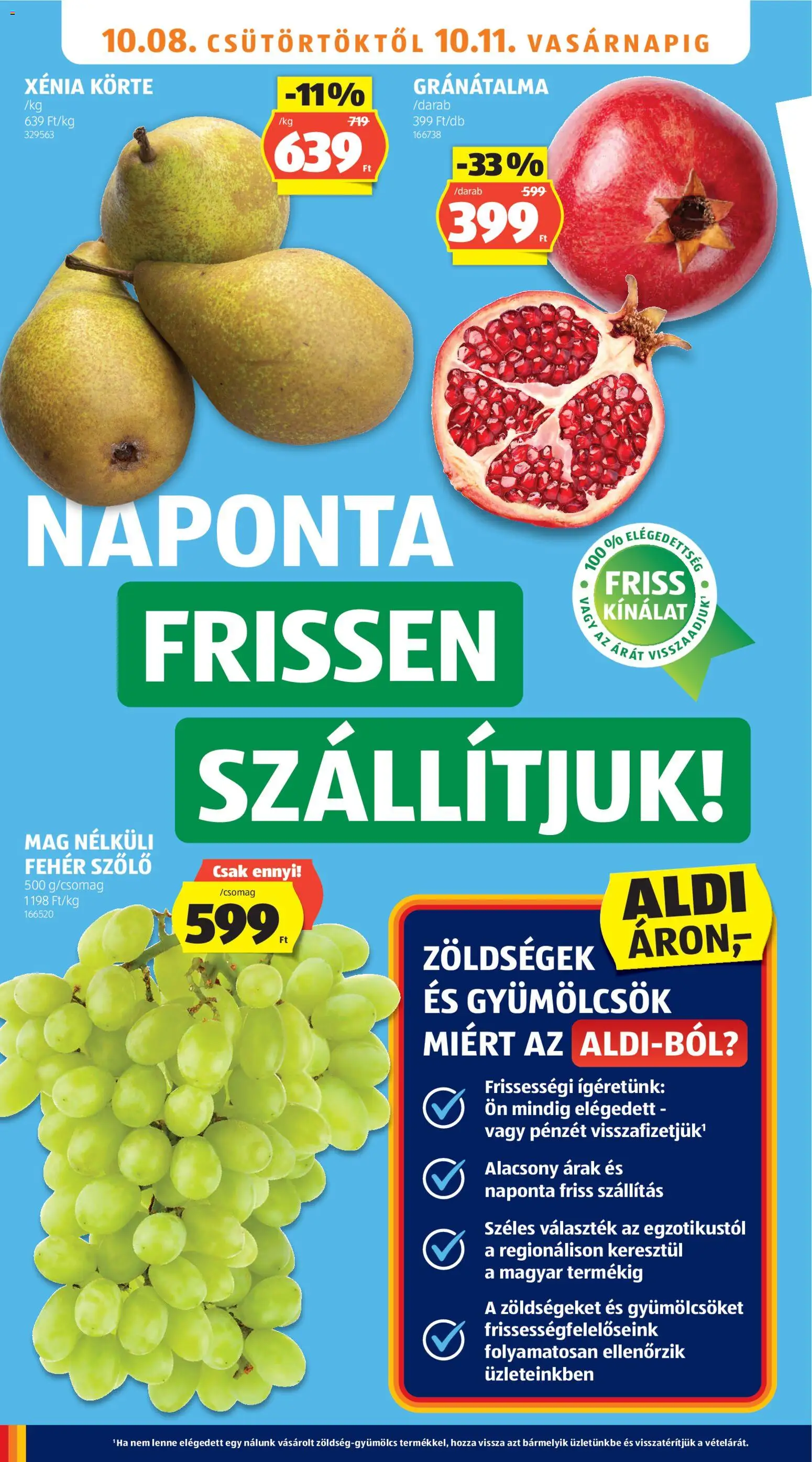 Aldi akciós újság Akciós újság in Magyarország