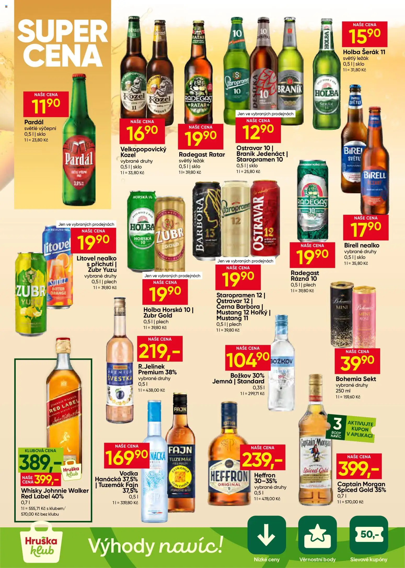 Hruška leták Leták in Česko