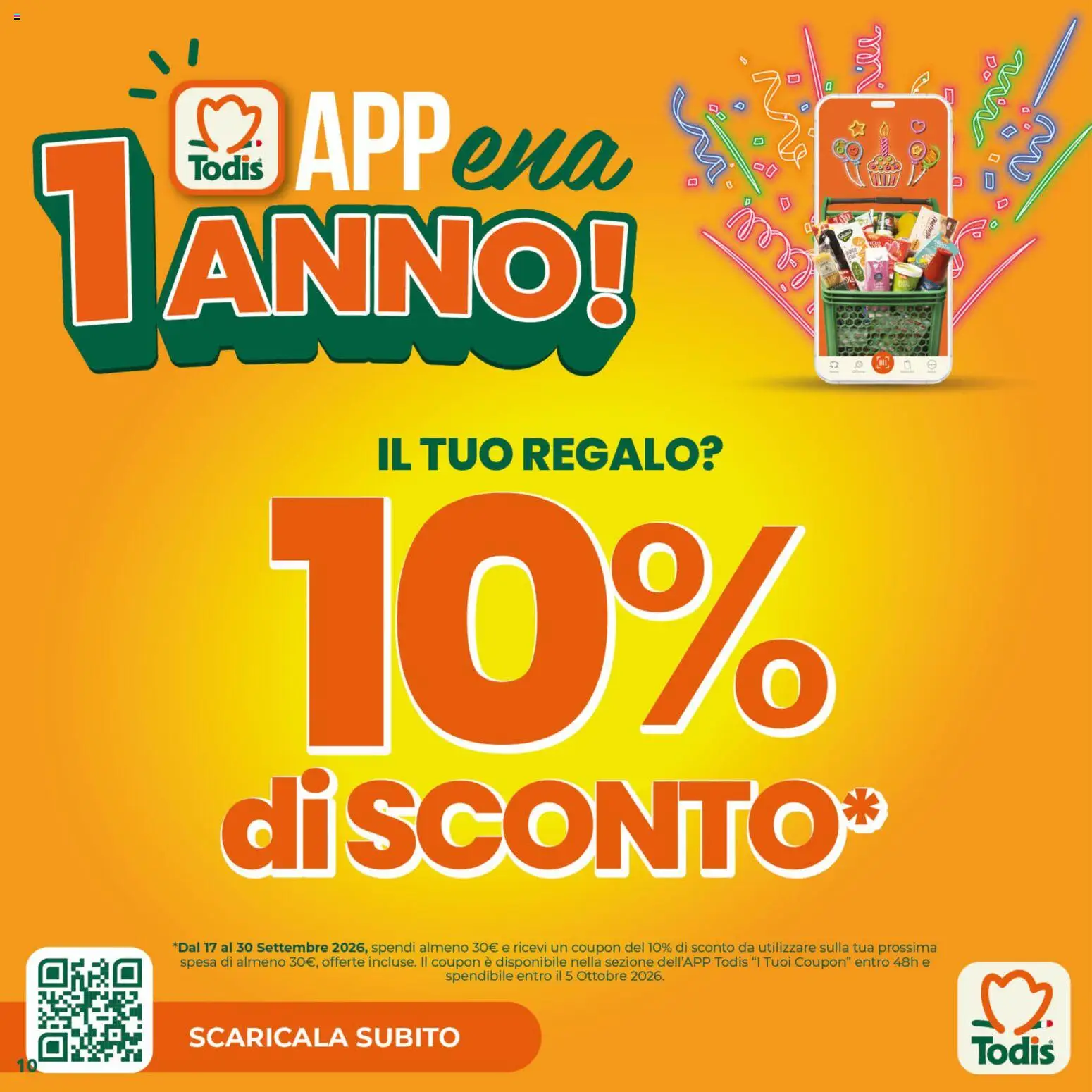 Todis volantino Volantino in Italy
