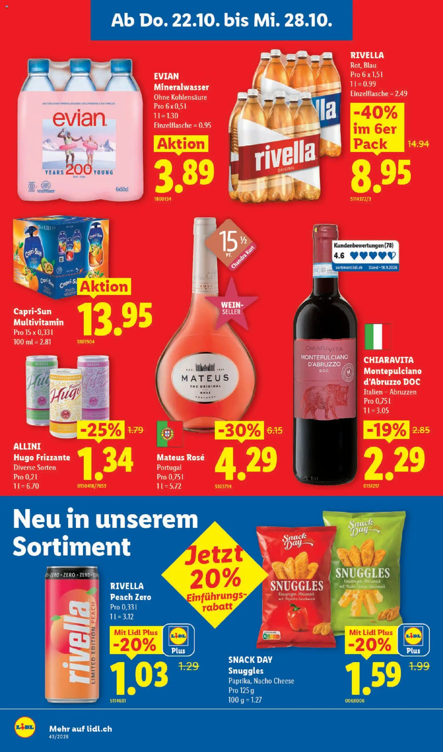 Lidl aktionen Prospekt in Schweiz