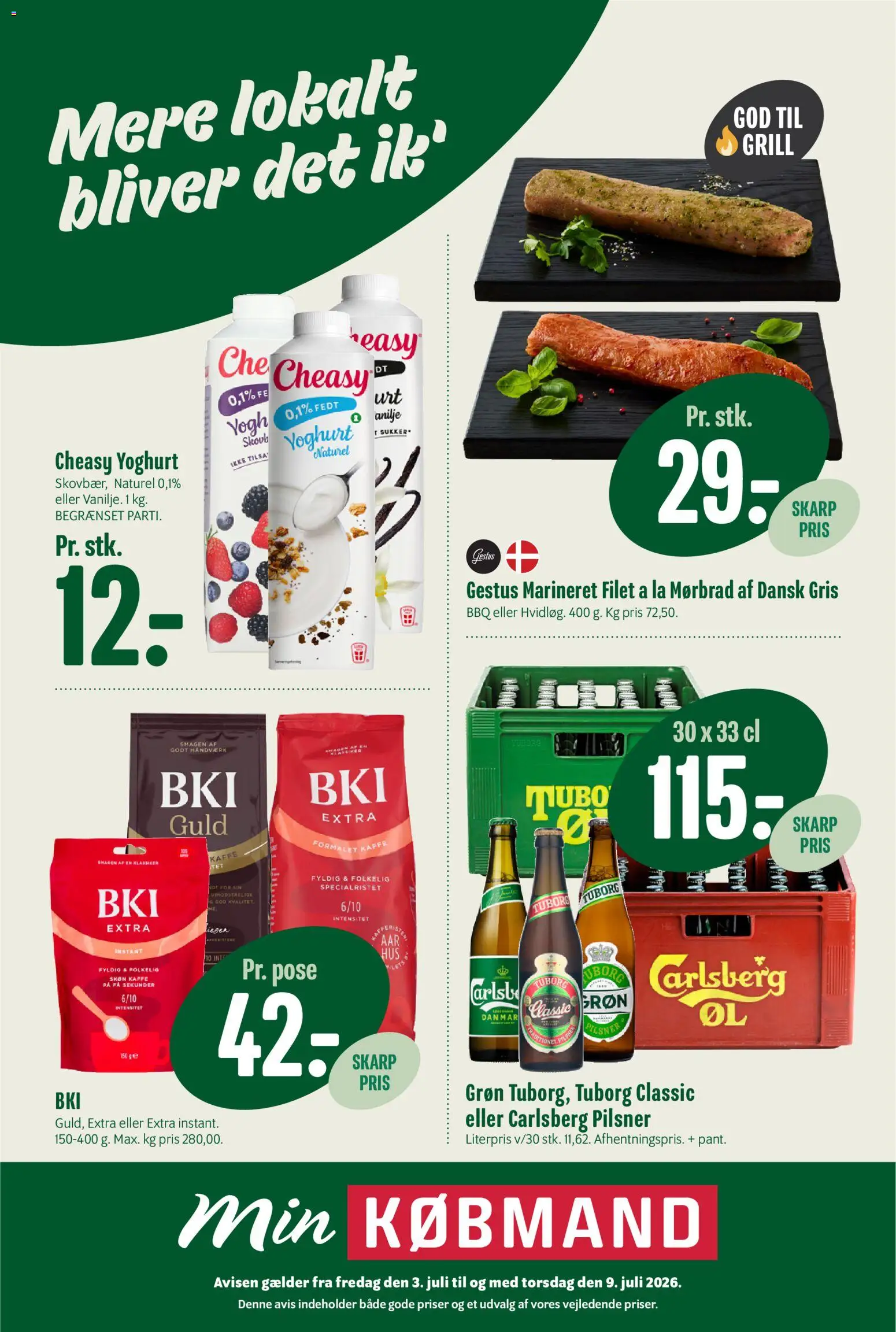 🛍️ Min Købmand - Tilbudsavis uge 28 fra 03/07/2026 » Se eksklusive tilbud og spar penge i dag! 💰 | Danmark