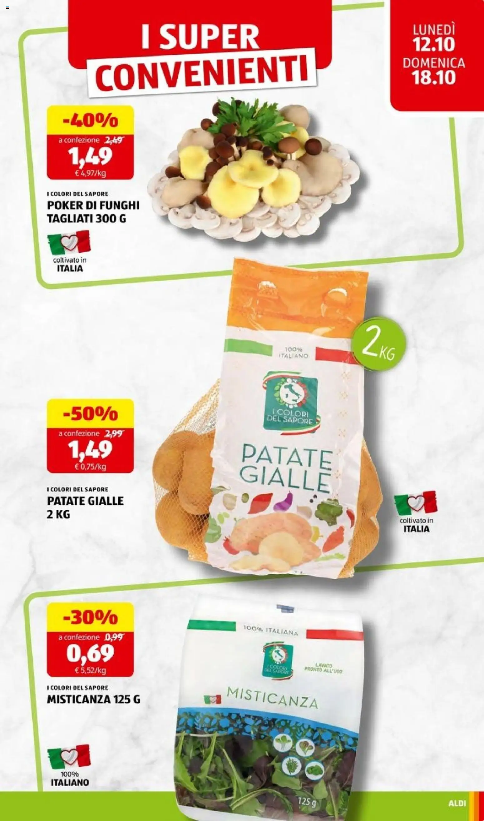 Aldi volantino Volantino in Italy