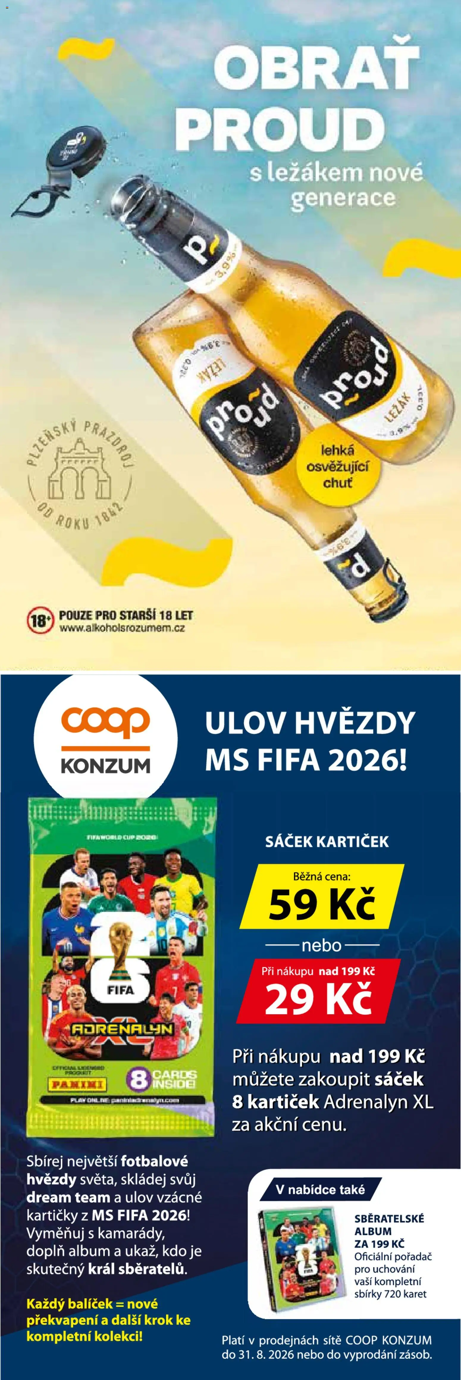 Konzum leták od 08.07.2026 💥 Nenechte si ujít TOP nabídky! ⭐ | Česko