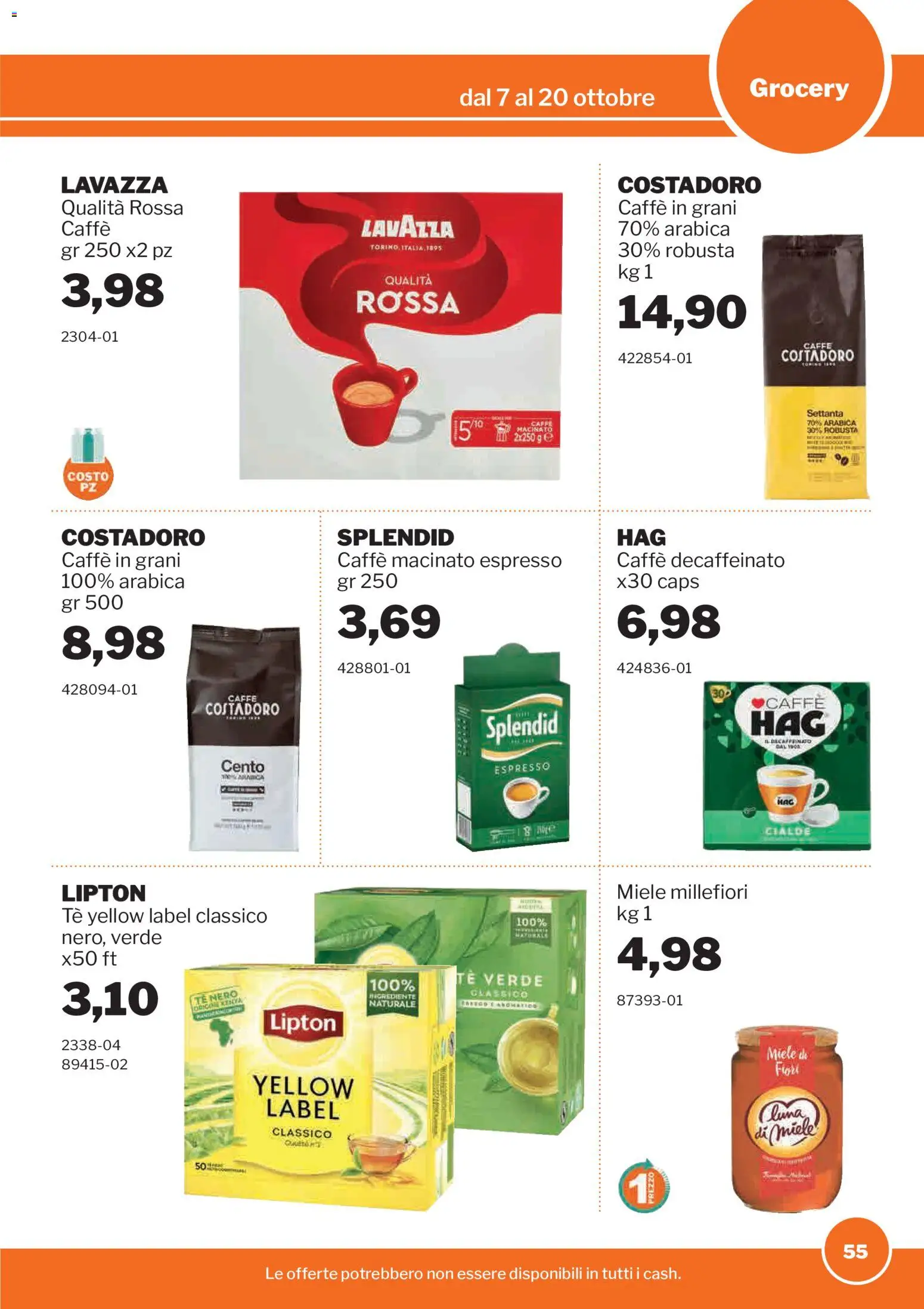 Sogegross volantino Volantino in Italy