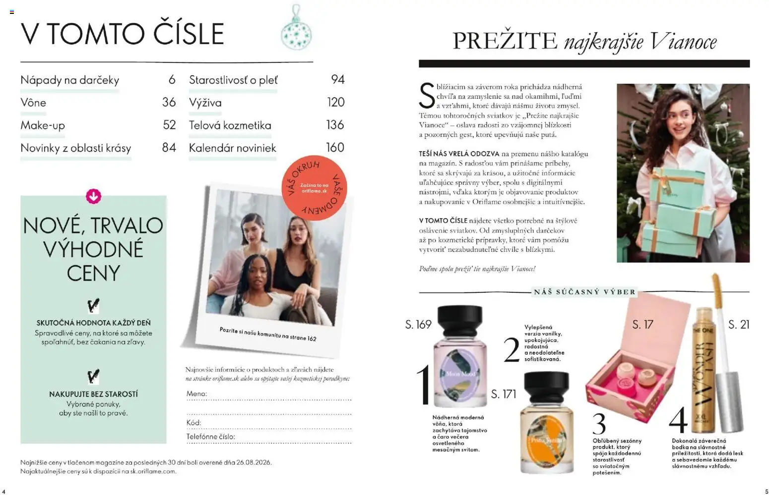 Oriflame katalóg 16 2026 Leták in Slovensko