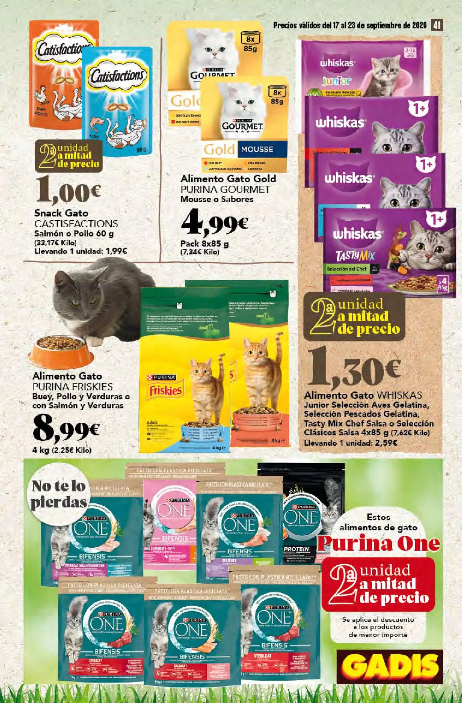 Gadis folleto Folleto in España