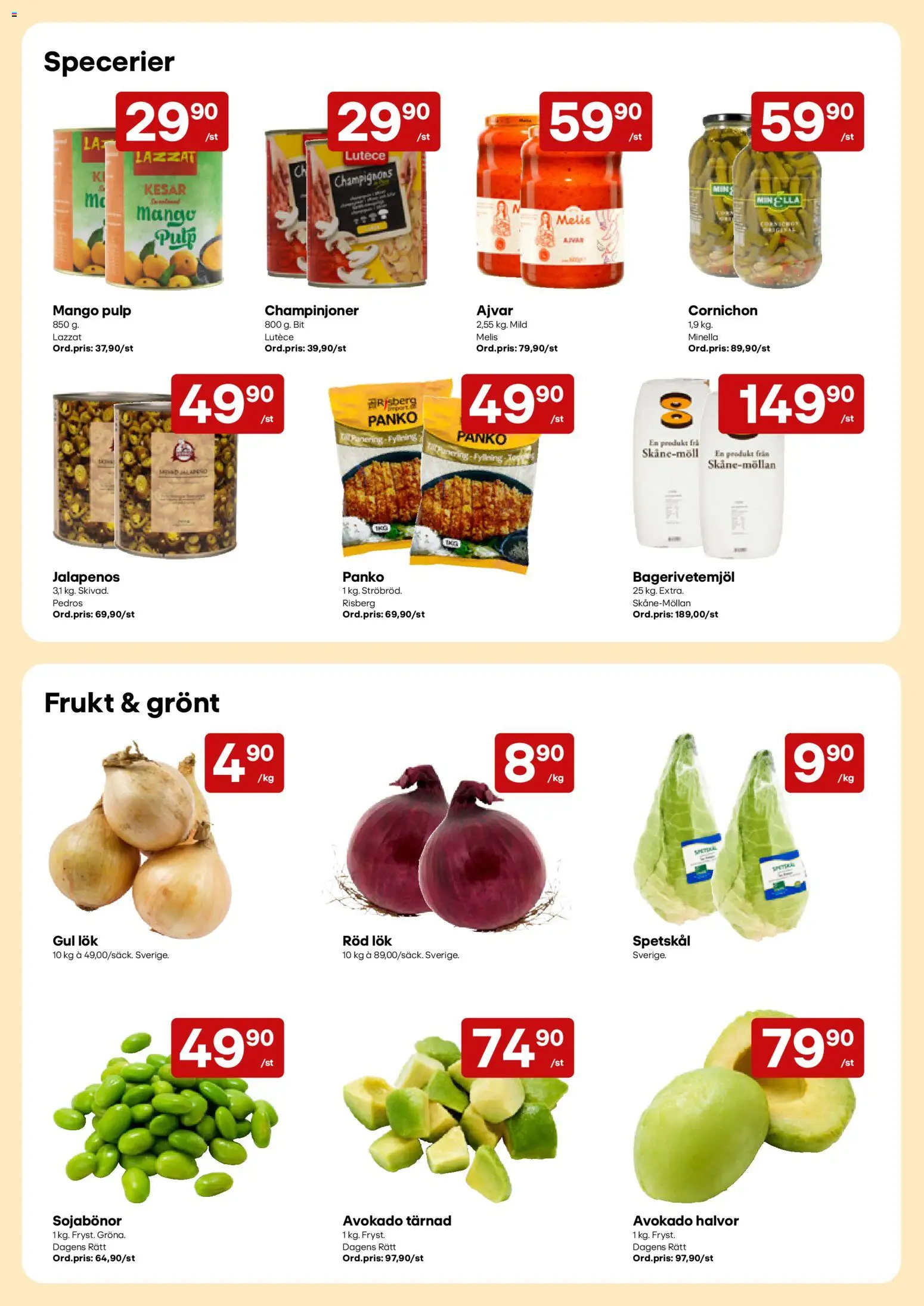 Snabbgross erbjudanden Reklamblad in Sverige