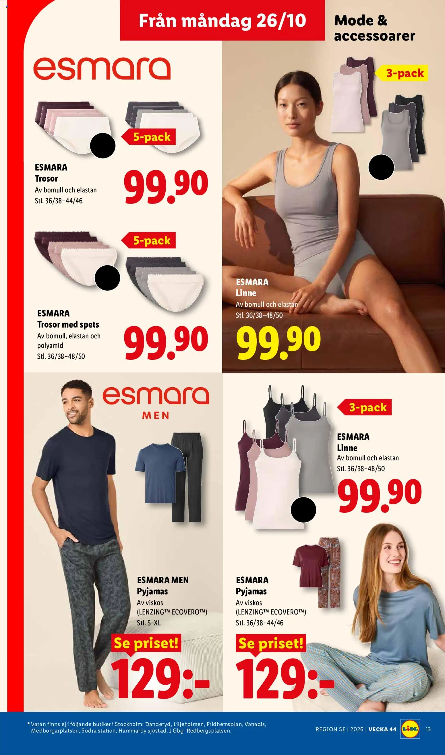 Lidl erbjudanden Reklamblad in Sverige