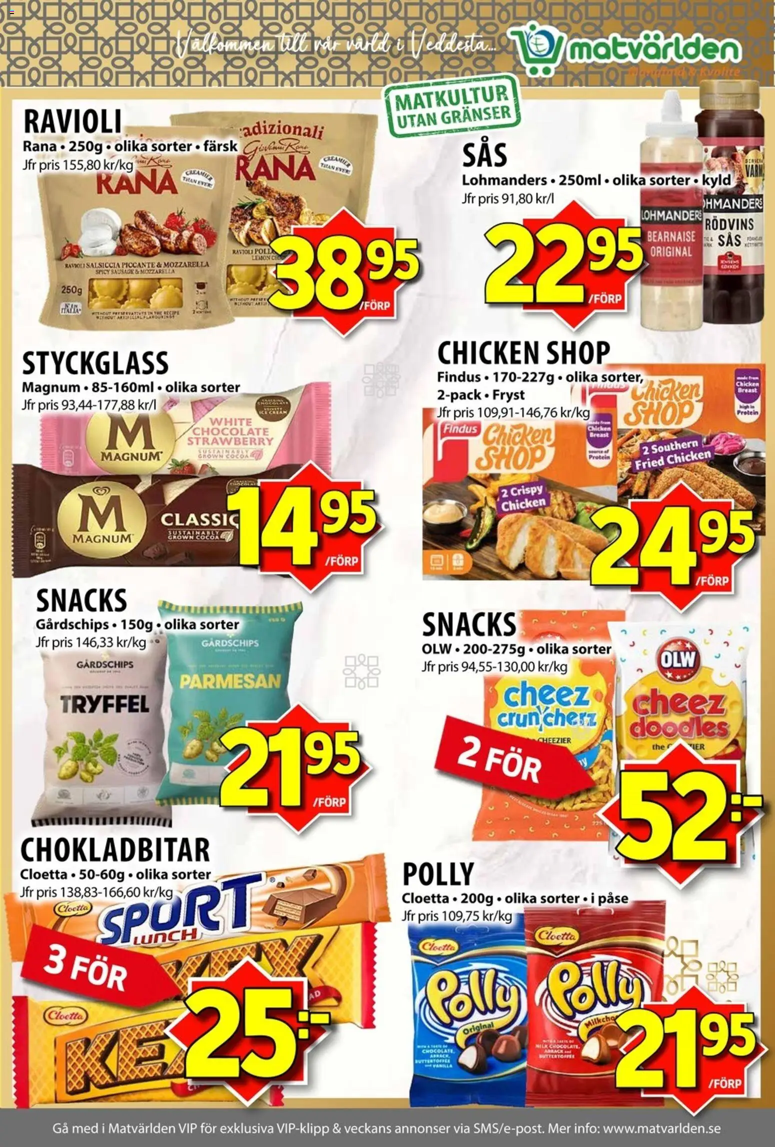 Matvärlden erbjudanden Reklamblad in Sverige