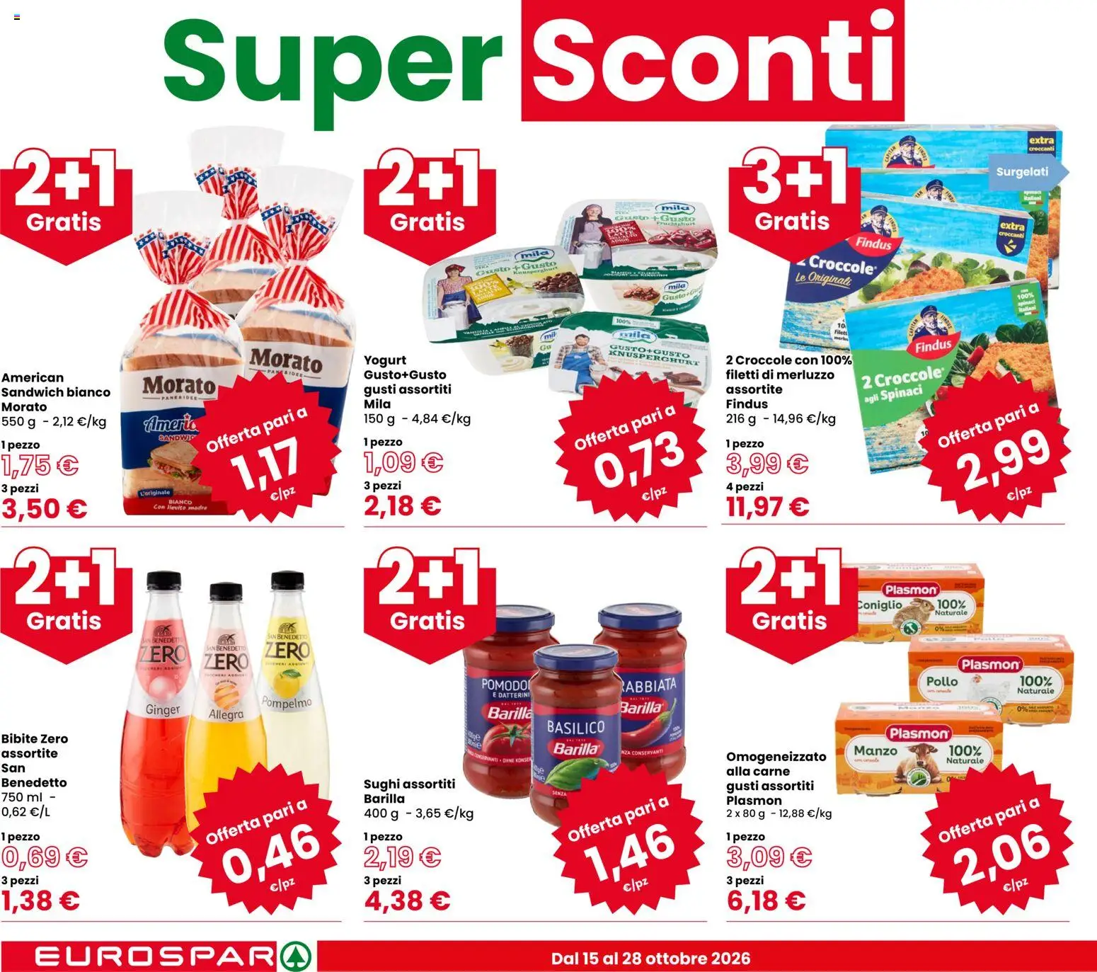Eurospar volantino Volantino in Italy
