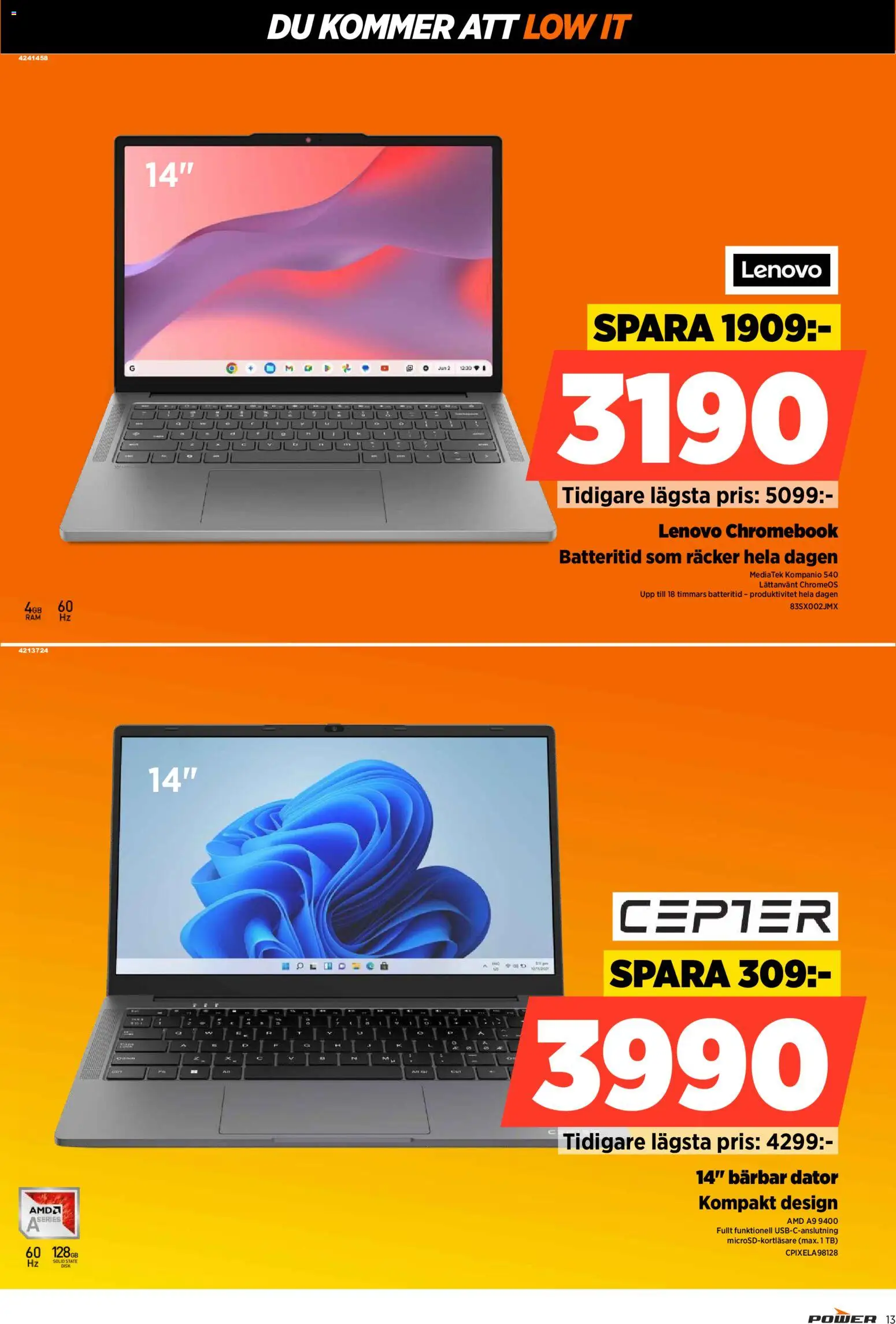 Power erbjudanden Reklamblad in Sverige