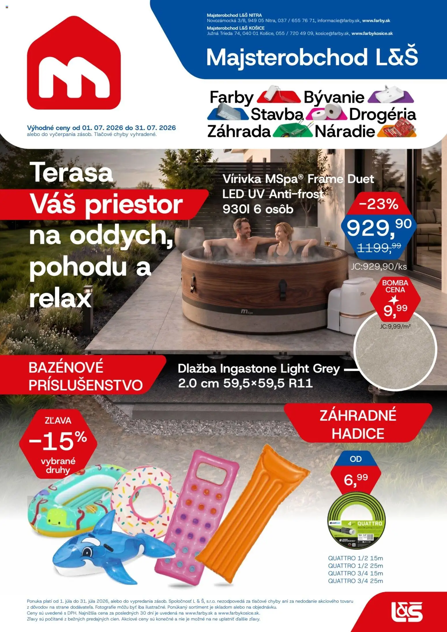 L&Š leták od 01.07.2026 » Pozrite si limitované zľavy a ušetrite ešte dnes! | Slovensko