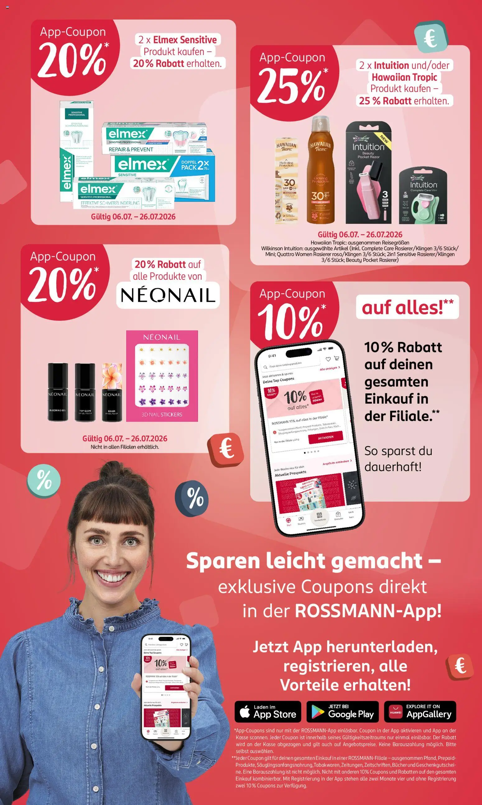 Rossmann Prospekt | 06.07.2026 | Wie erhält man einen begrenzten Rabatt? | Deutschland